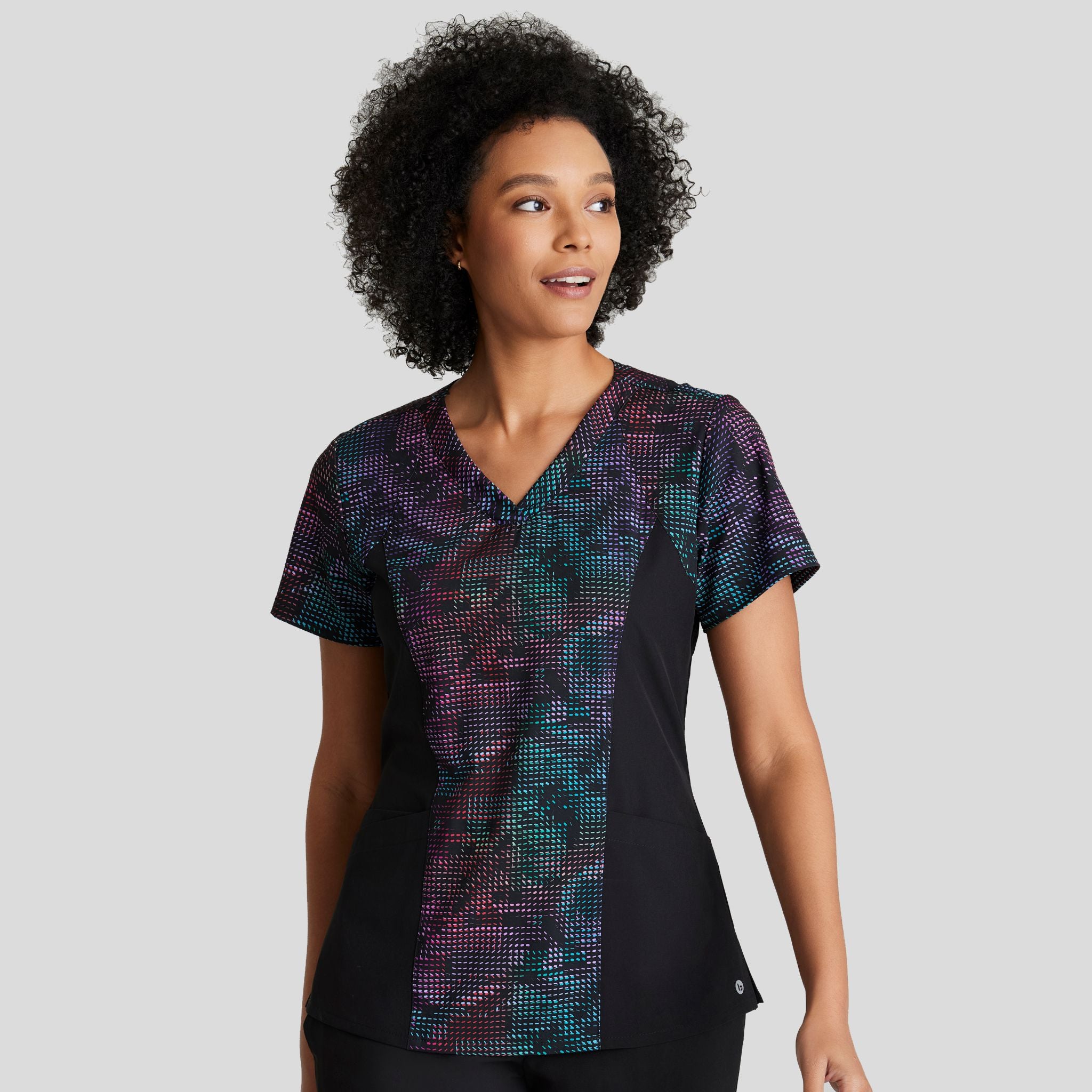 Thrive Print Top | Prismatic Lights