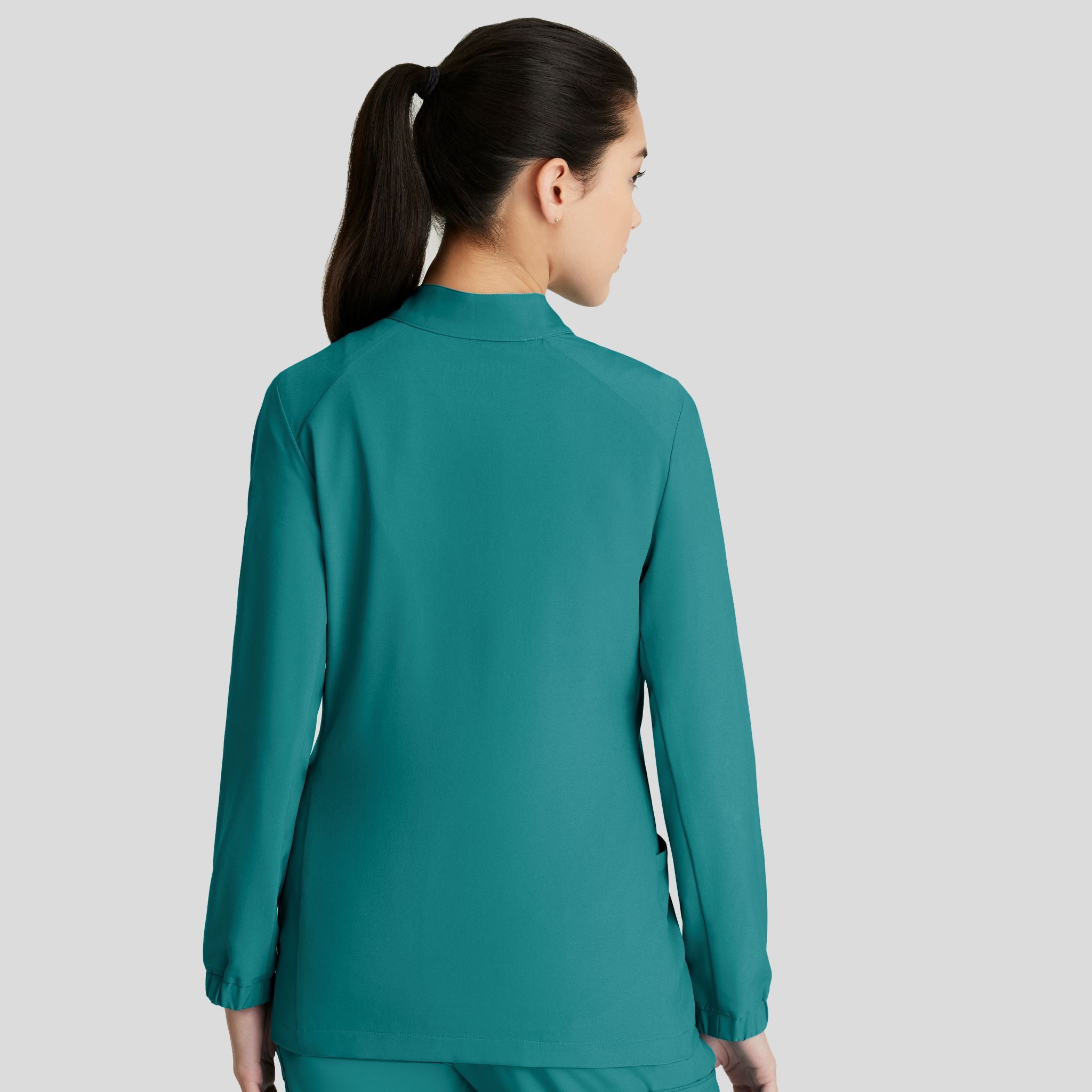 Virtue Warm-up Scrub Jacket | Teal