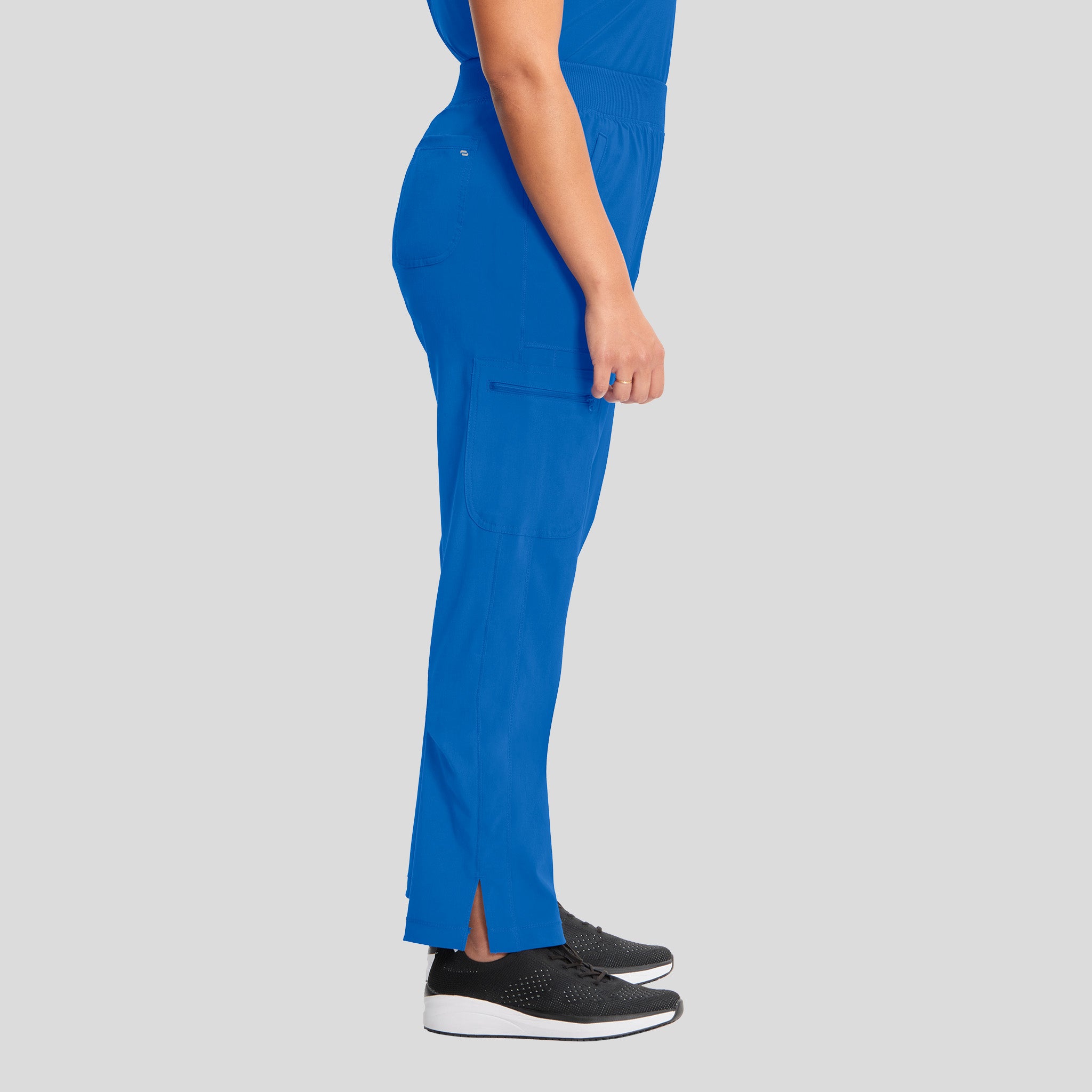 Inifnity Mid Rise Tapered Leg Pull-On Scrub Pant | Royal