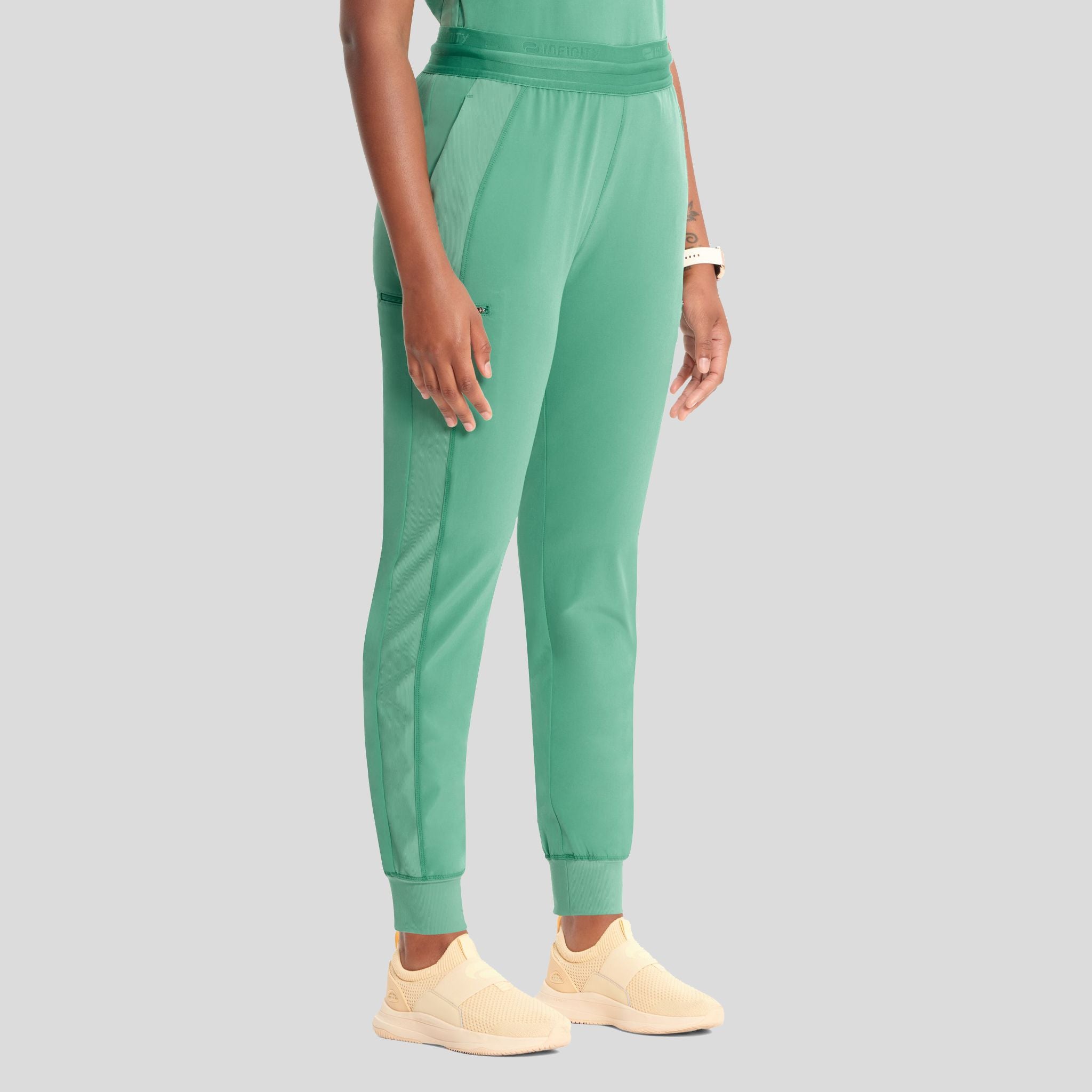 Mid Rise Jogger | Mint Cloud