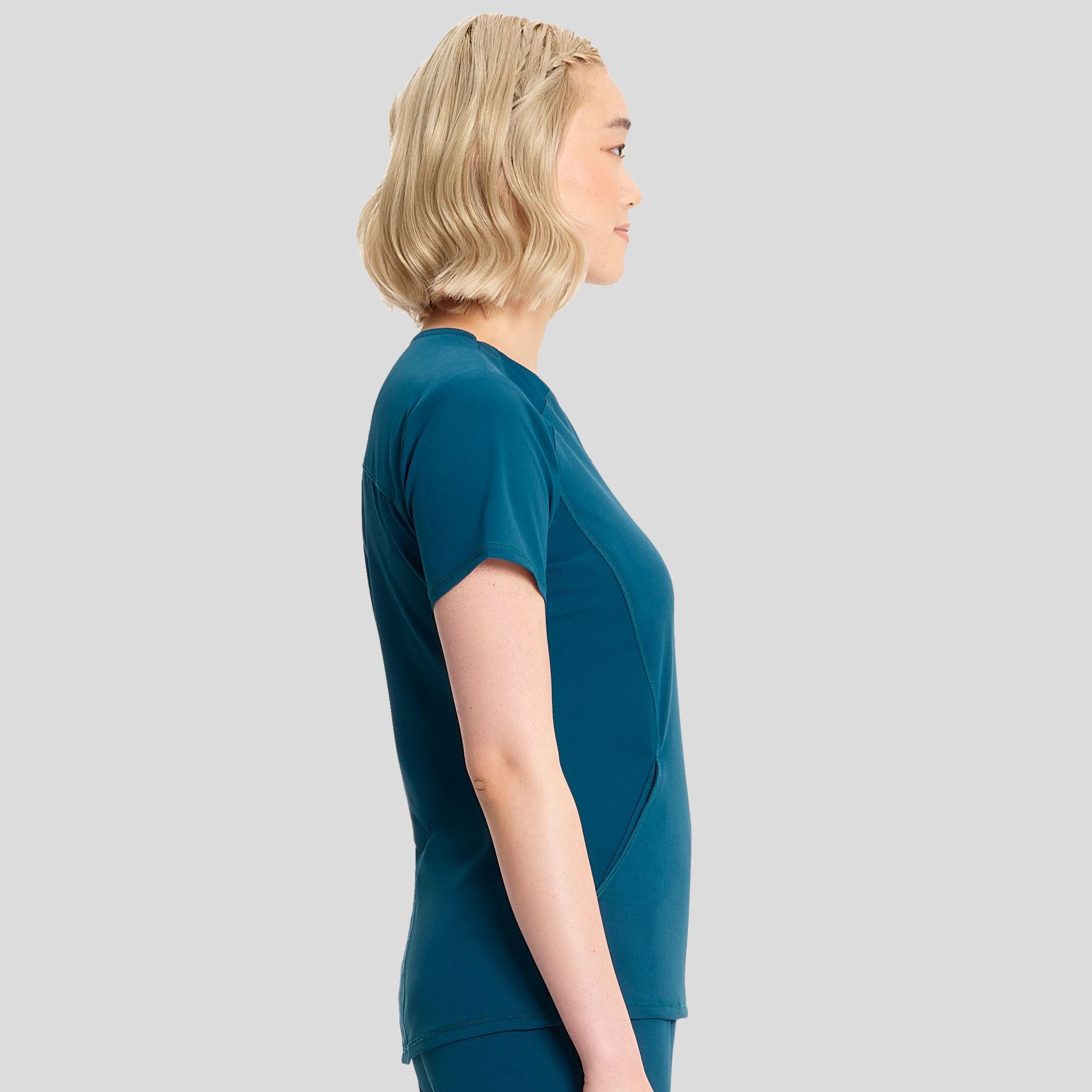 V-Neck Top | Caribbean