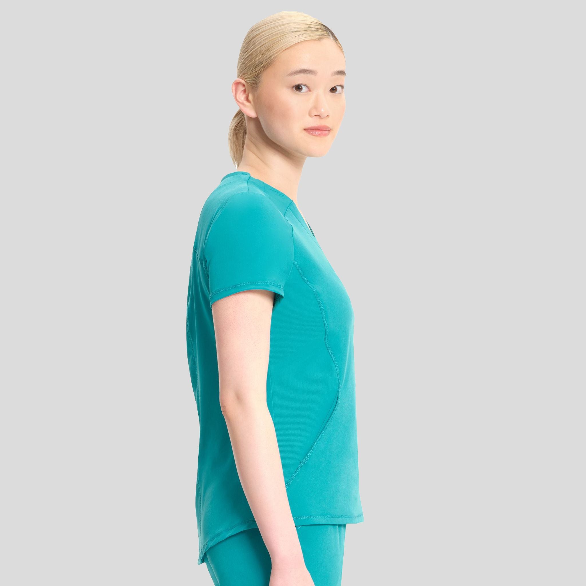 V-Neck Top | Teal