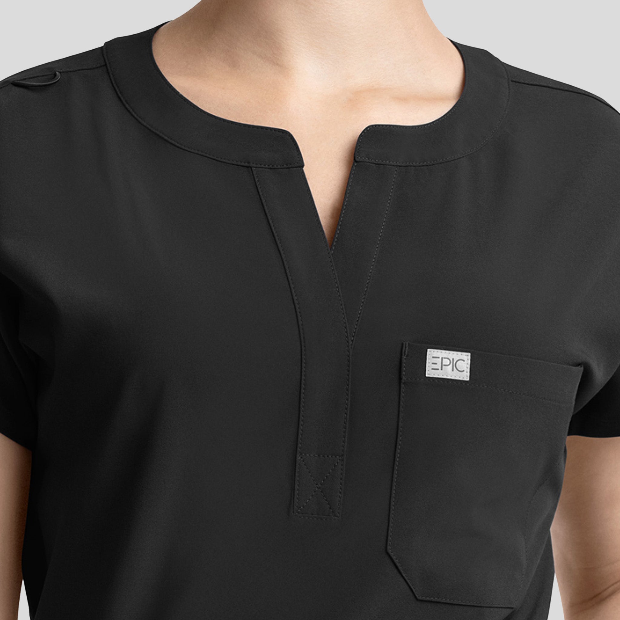 Womenβs Dolman 3 Pocket Top | Black