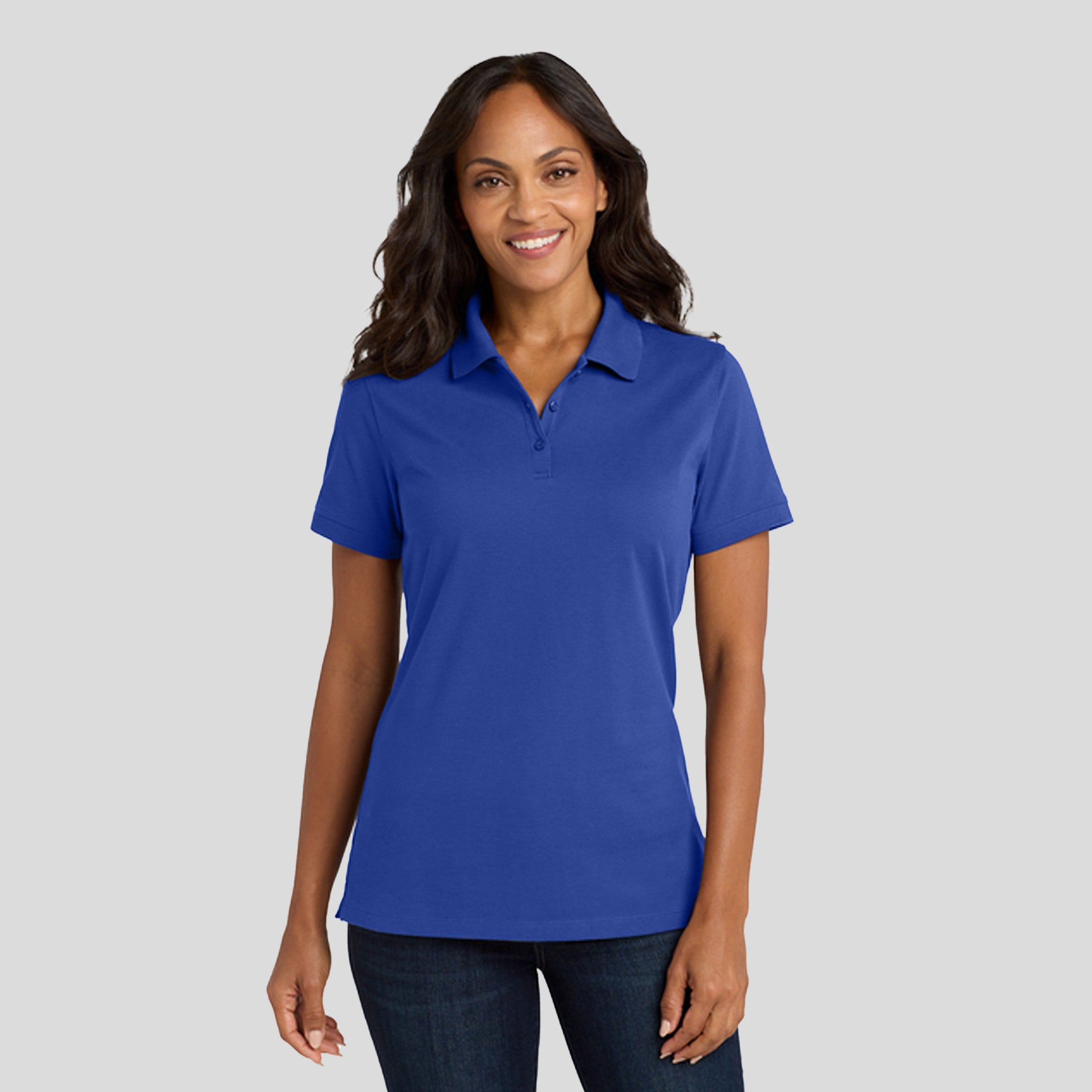Women's EZCottonยฎ Polo | True Royal