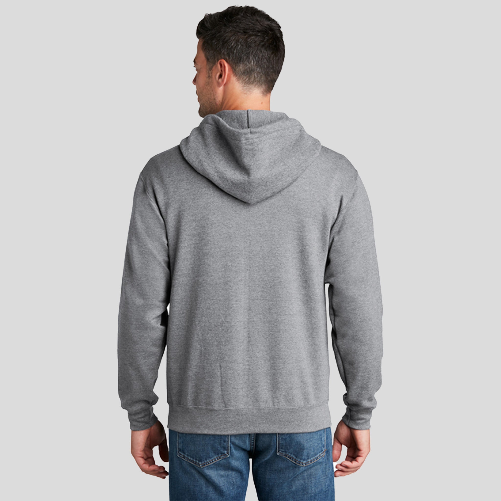 Men's Core Fleece Full-Zip Hooded Sweatshirt | Athletic Heather