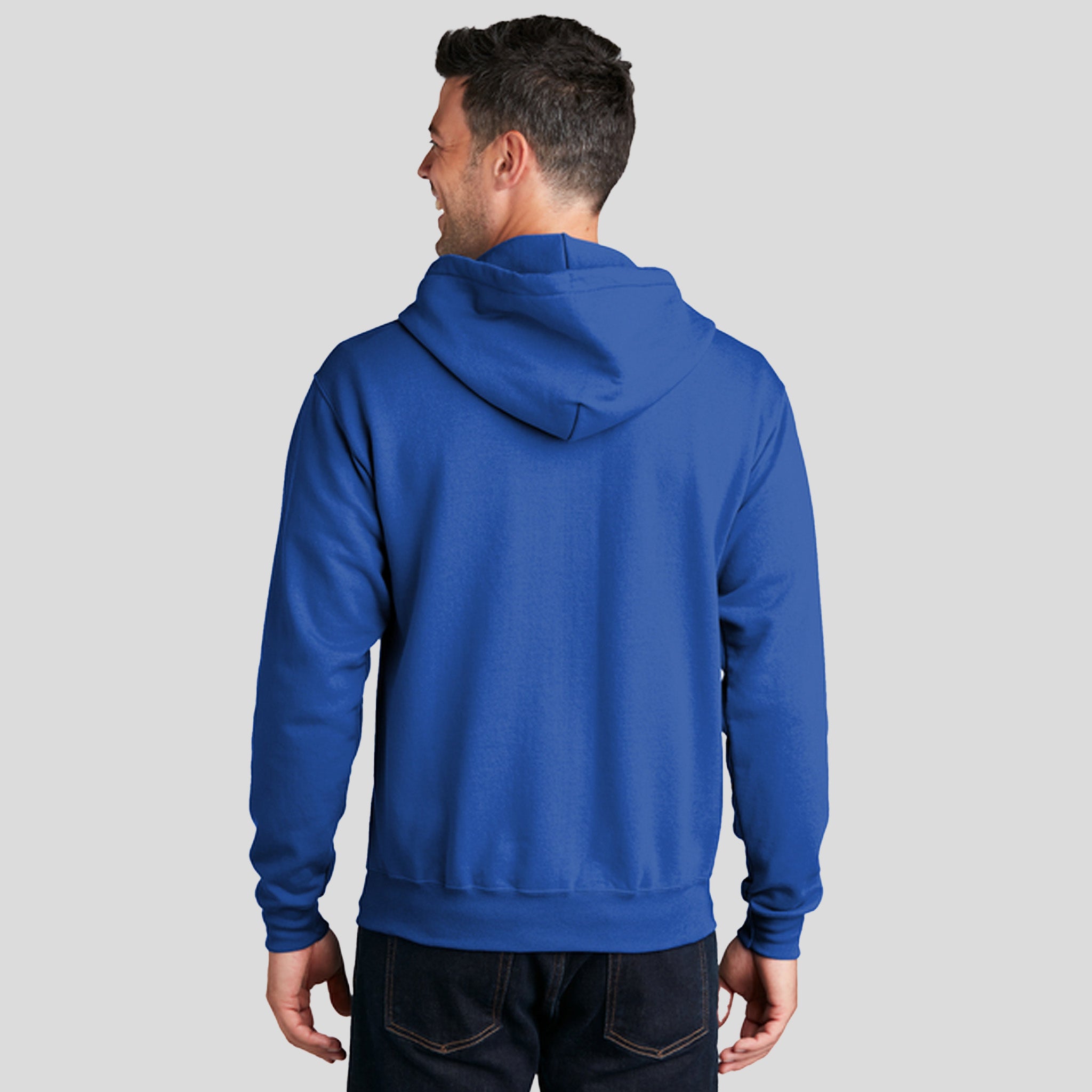 Men's Core Fleece Full-Zip Hooded Sweatshirt | Royal