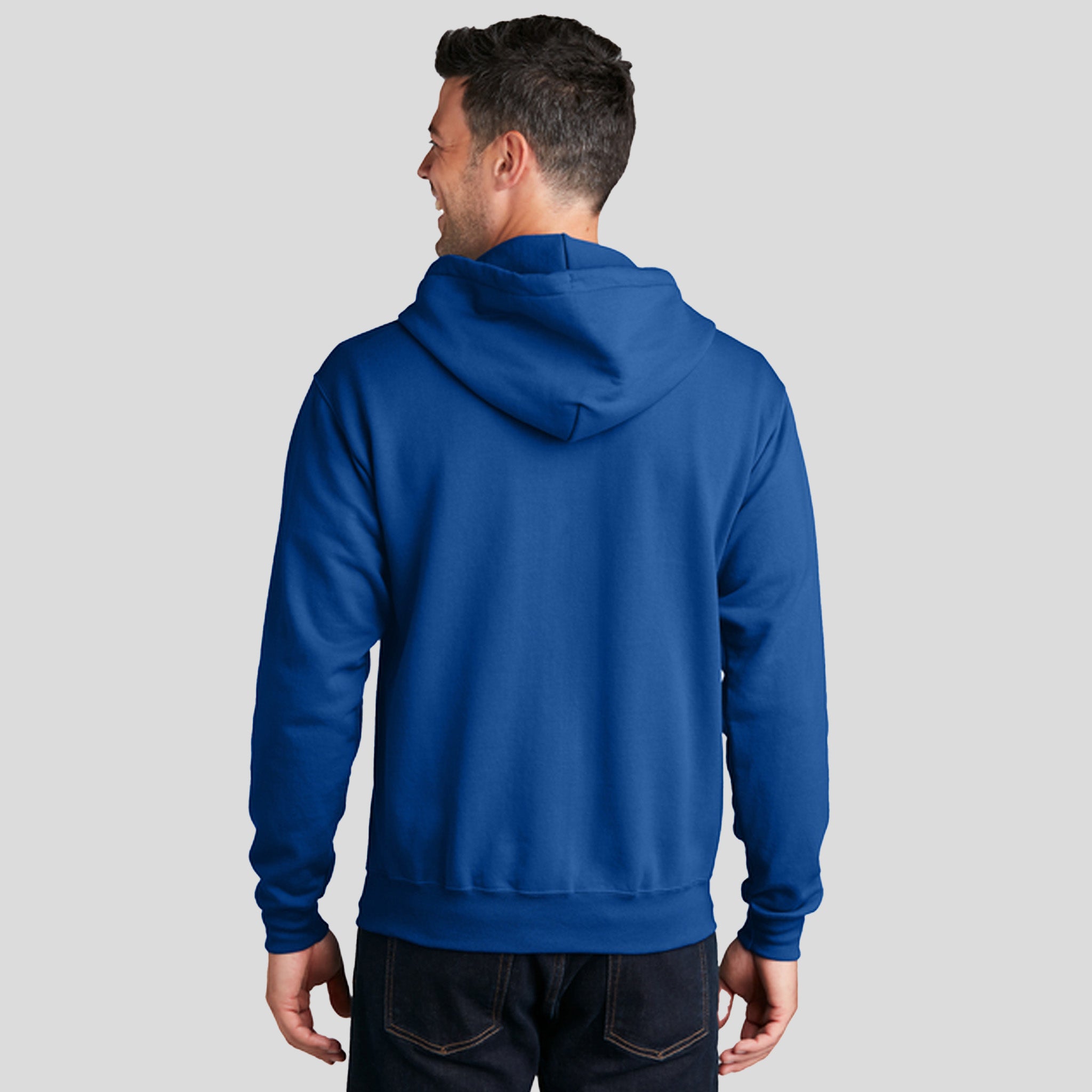 Men's Core Fleece Full-Zip Hooded Sweatshirt | True Royal