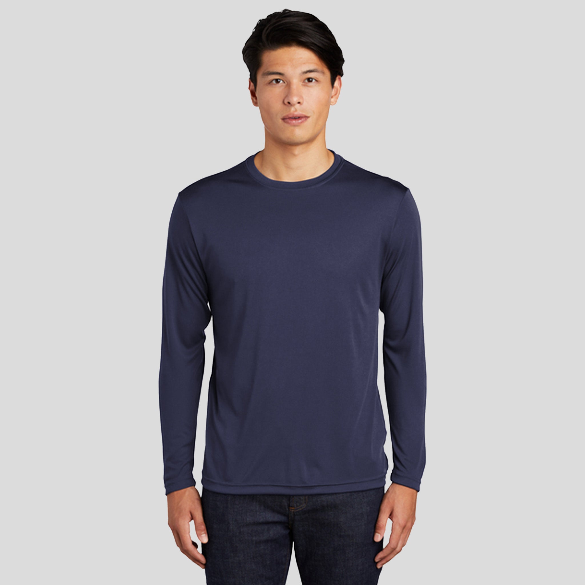 Men's Tall Long Sleeve PosiCharge® Competitor™ Tee | True Navy
