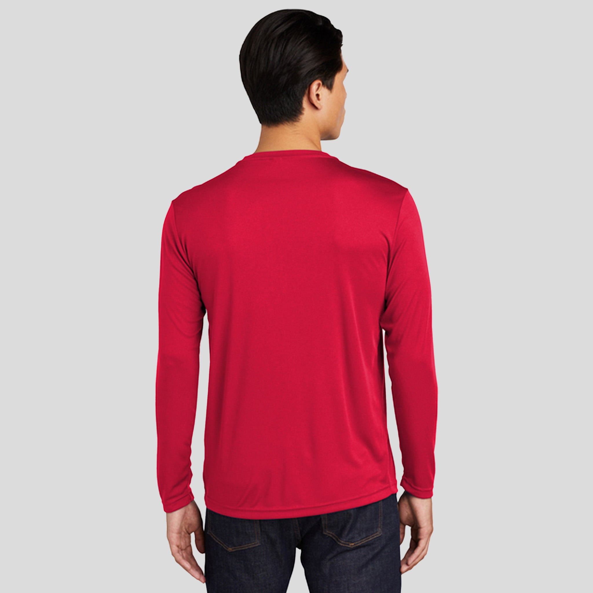 Men's Tall Long Sleeve PosiCharge® Competitor™ Tee | True Red