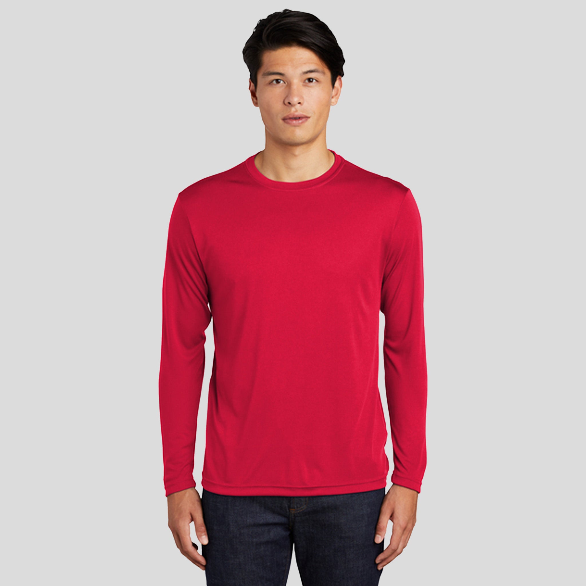 Men's Tall Long Sleeve PosiCharge® Competitor™ Tee | True Red
