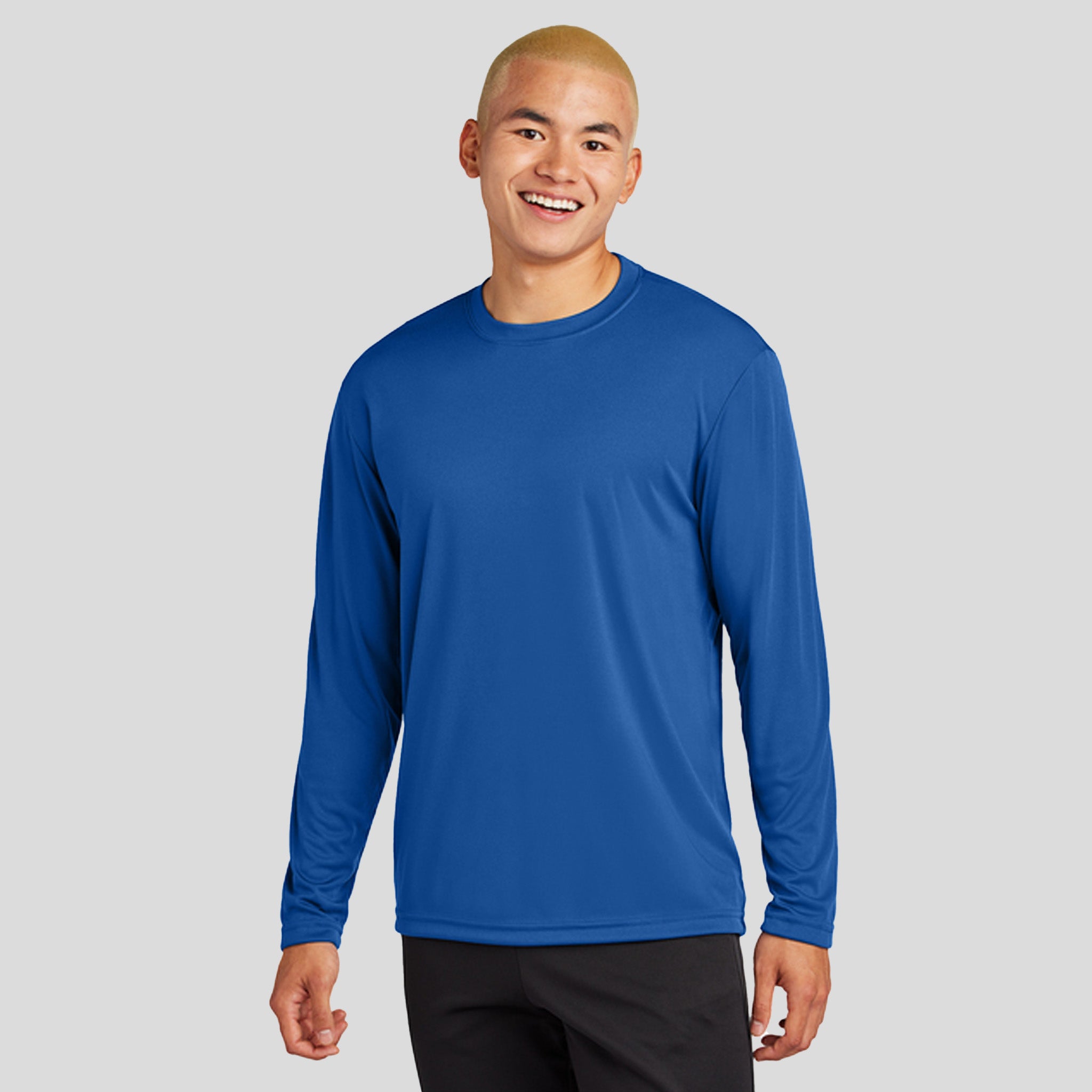 Men's Tall Long Sleeve PosiCharge® Competitor™ Tee | True Royal