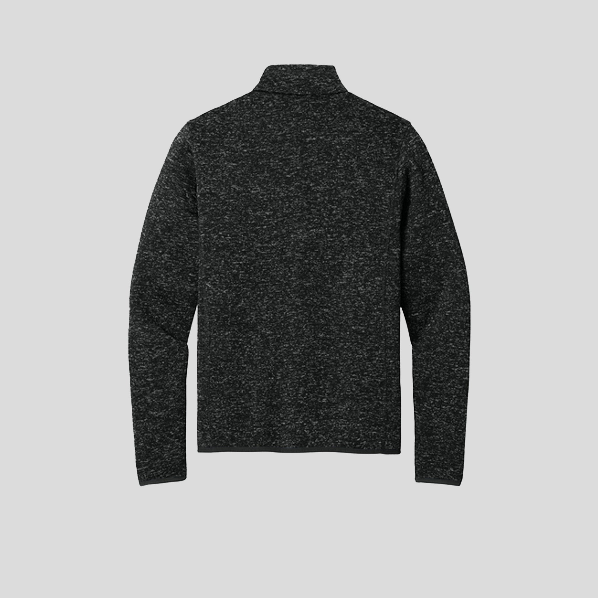 Men's Sweater Fleece Jacket | Black Heather