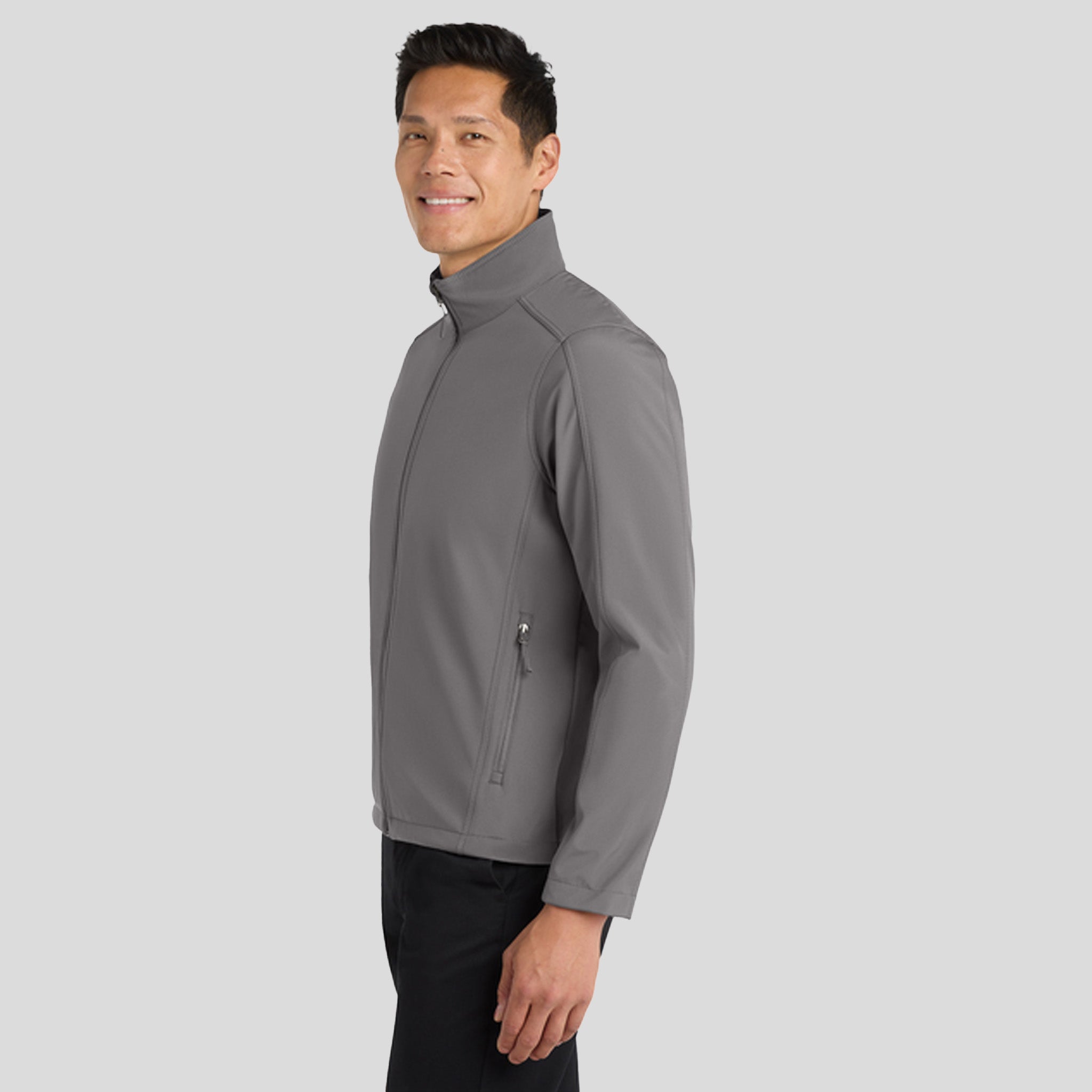Men's Core Soft Shell Jacket | Deep Smoke