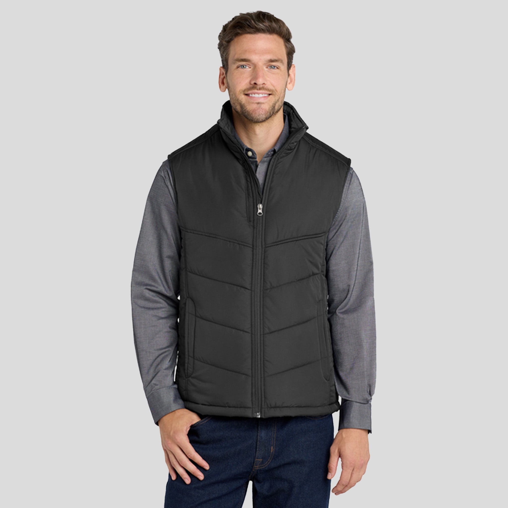 Men's Puffy Vest | Black