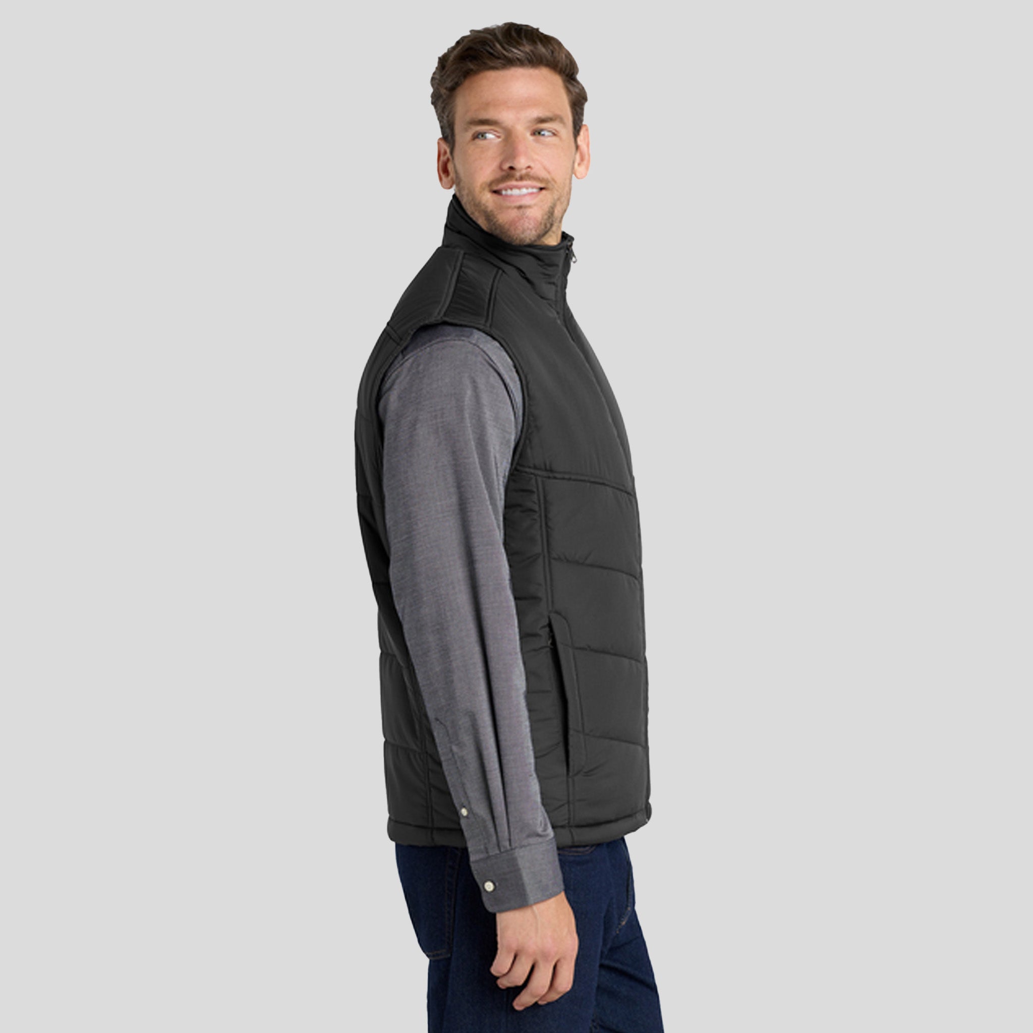 Men's Puffy Vest | Black