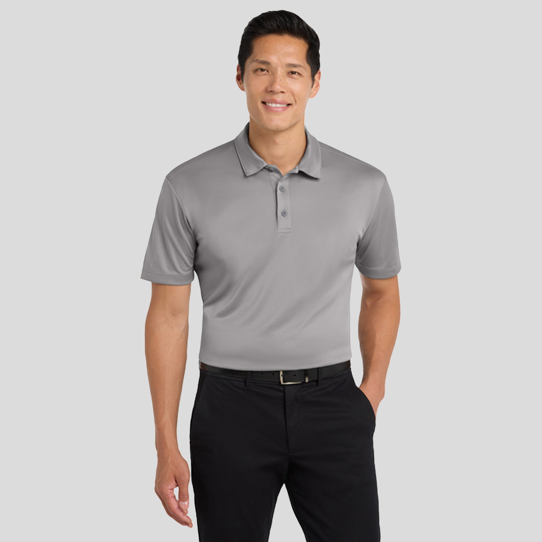 Men's Silk Touchโข Performance Polo | Gusty Grey