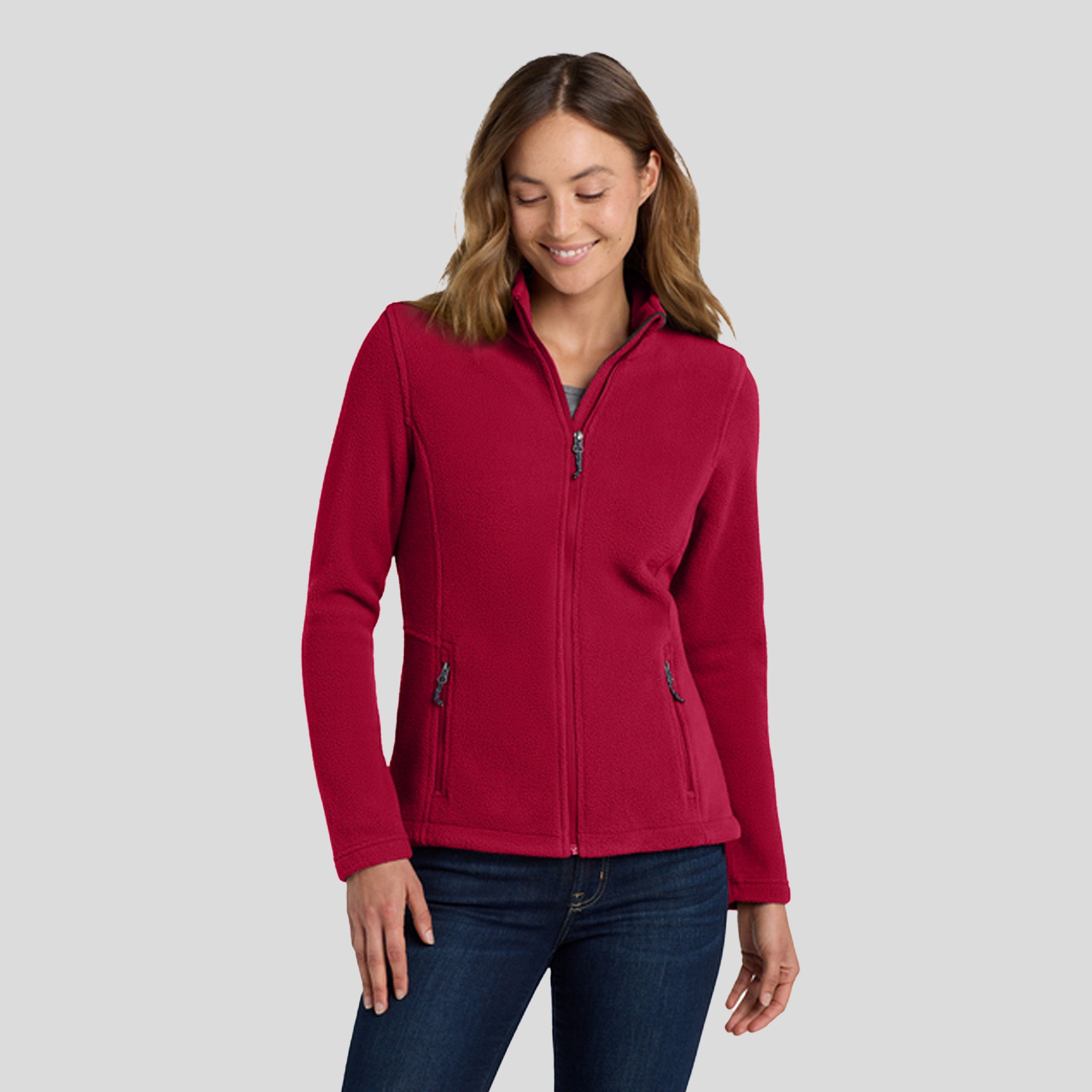 Women's Value Fleece Jacket | Red
