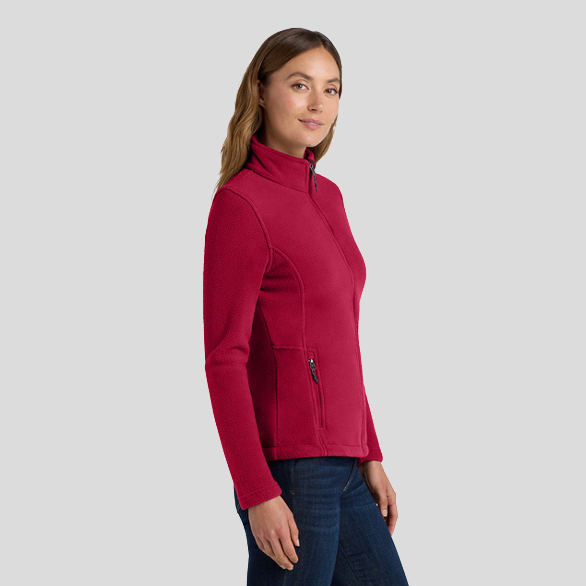 Women's Value Fleece Jacket | Red