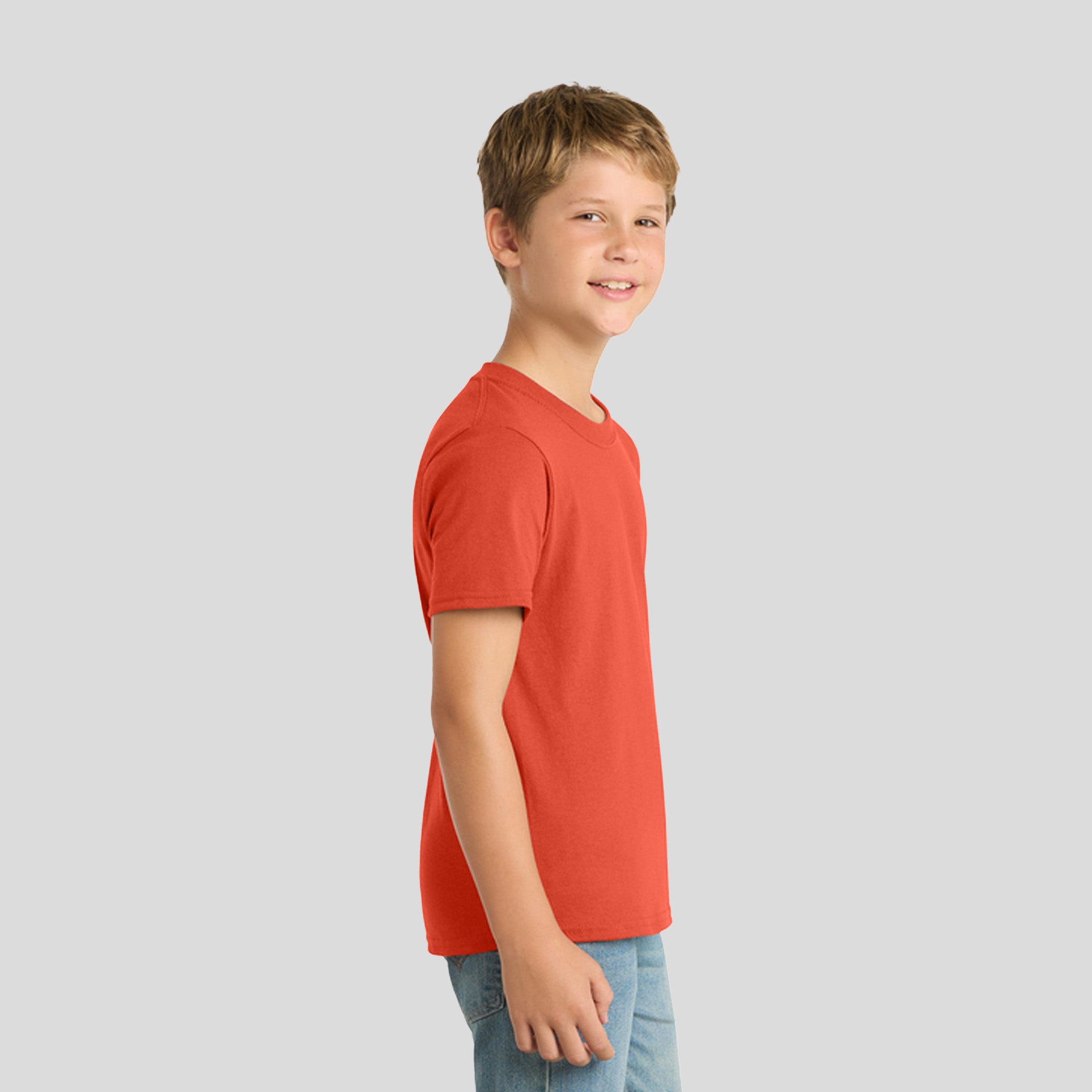 Youth Core Blend Tee | Orange