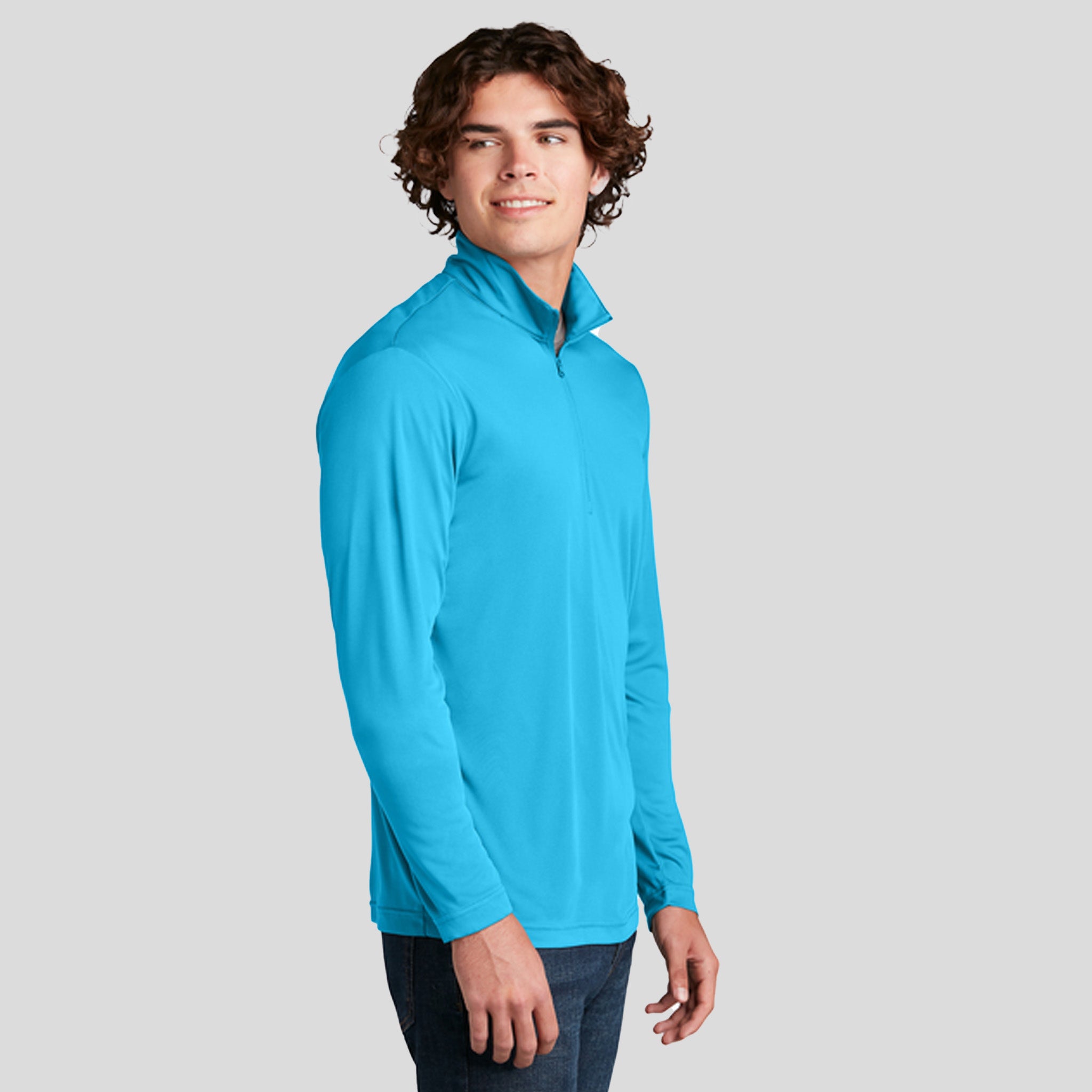Men's PosiChargeยฎ Competitorโข 1/4-Zip Pullover | Atomic Blue