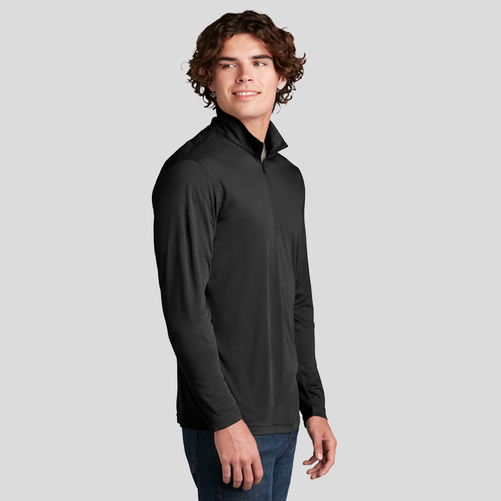 Men's PosiChargeยฎ Competitorโข 1/4-Zip Pullover | Black