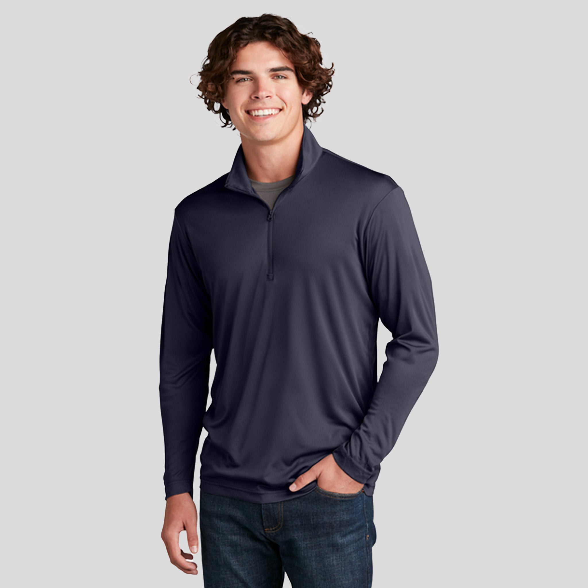 Men's PosiChargeยฎ Competitorโข 1/4-Zip Pullover | Navy