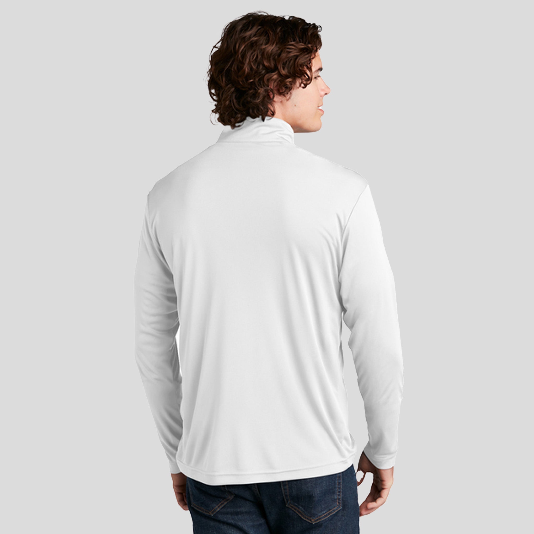 Men's PosiChargeยฎ Competitorโข 1/4-Zip Pullover | White