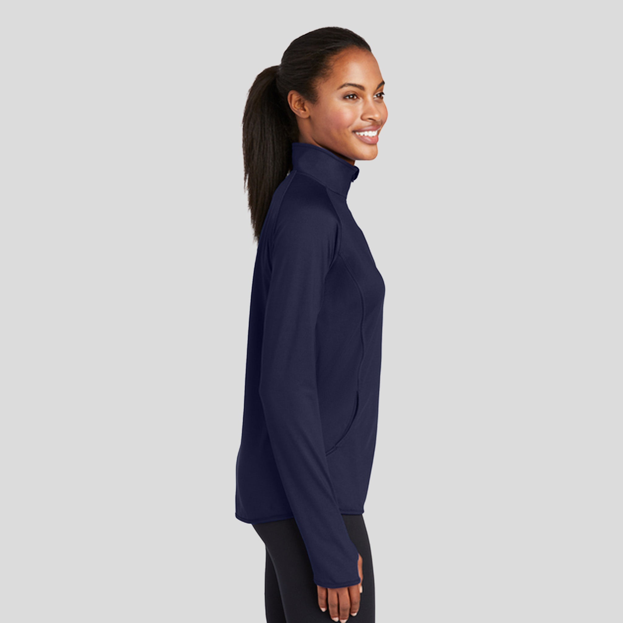 Women's Sport-Wickยฎ Stretch 1/4-Zip Pullover | Navy