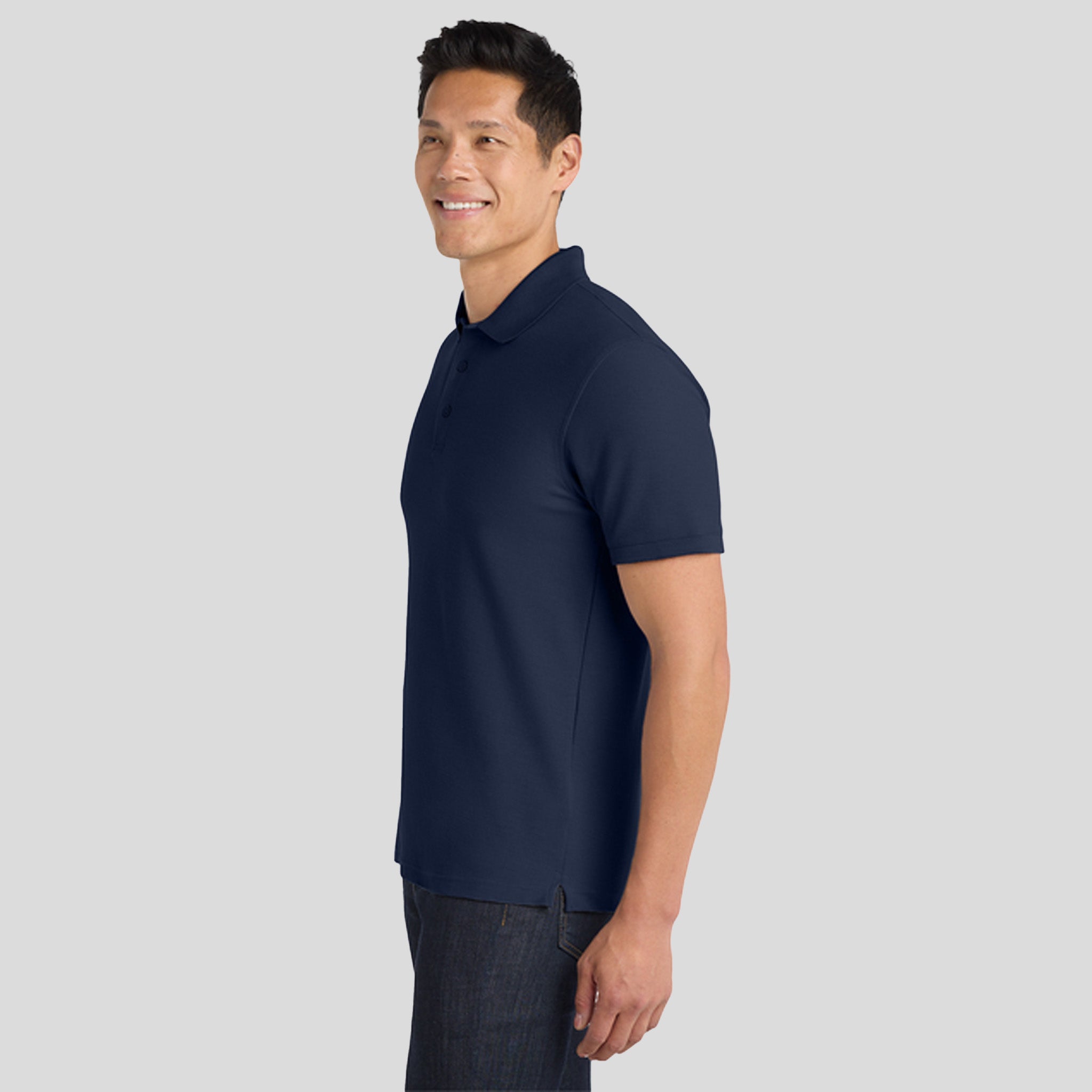 Men's Core Classic Pique Polo | Rich Blue Navy