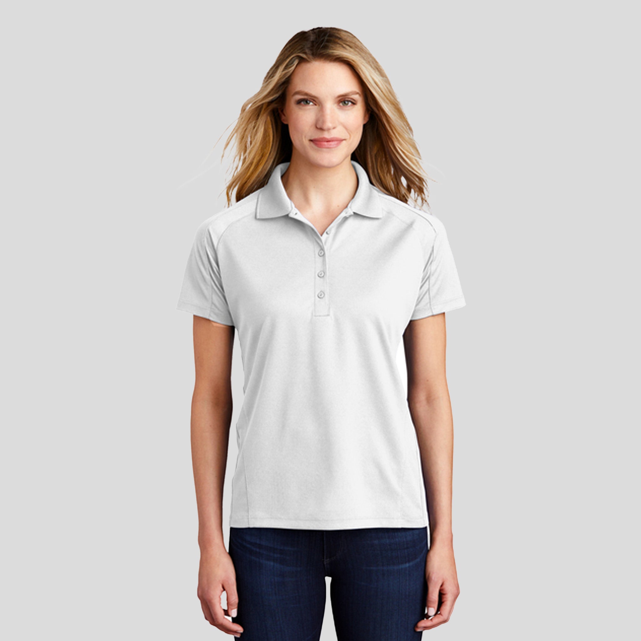 Women's Dri-Meshยฎ Pro Polo | White
