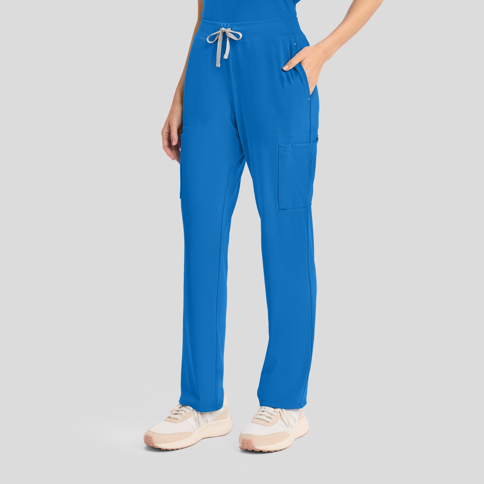 Achieve Pull-On Straight Leg Scrub Pant | True Blue