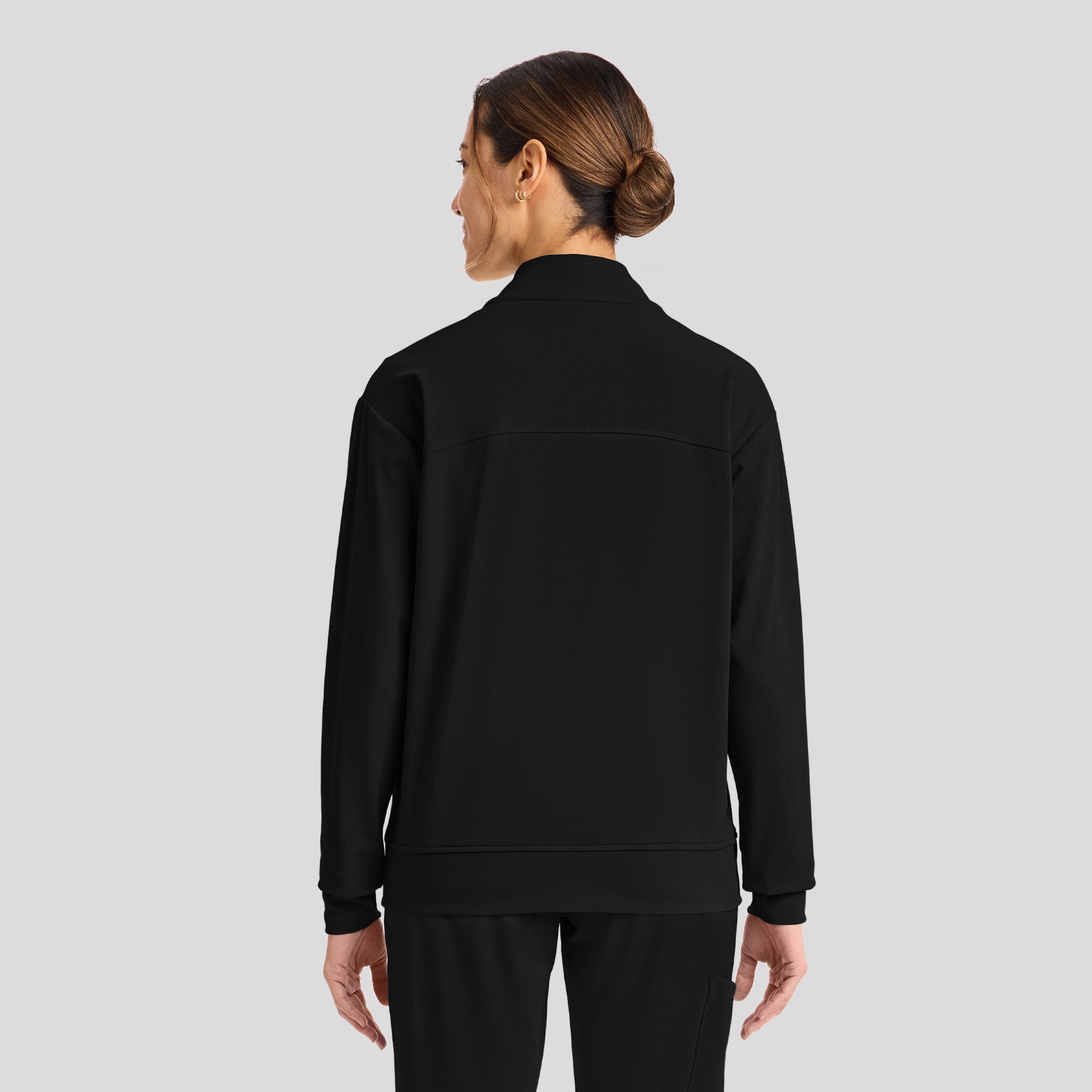 Achieve Warm-Up Scrub Jacket | Black