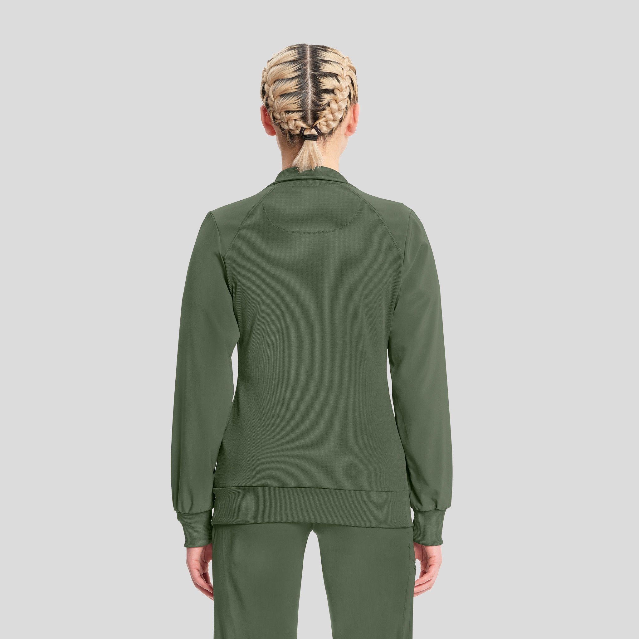 Women's Zip Front Warm-Up | Olive