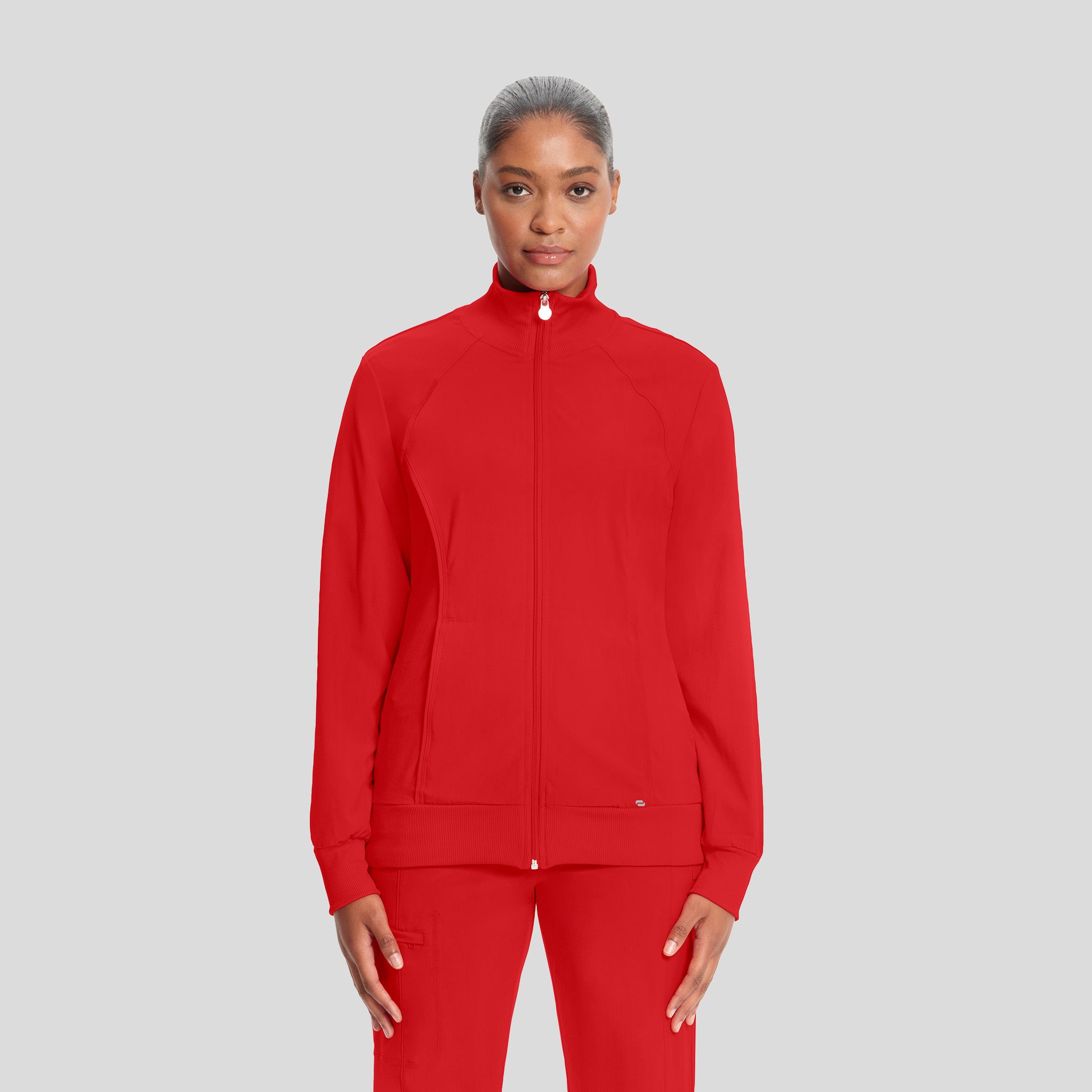 Women's Zip Front Warm-Up | Red
