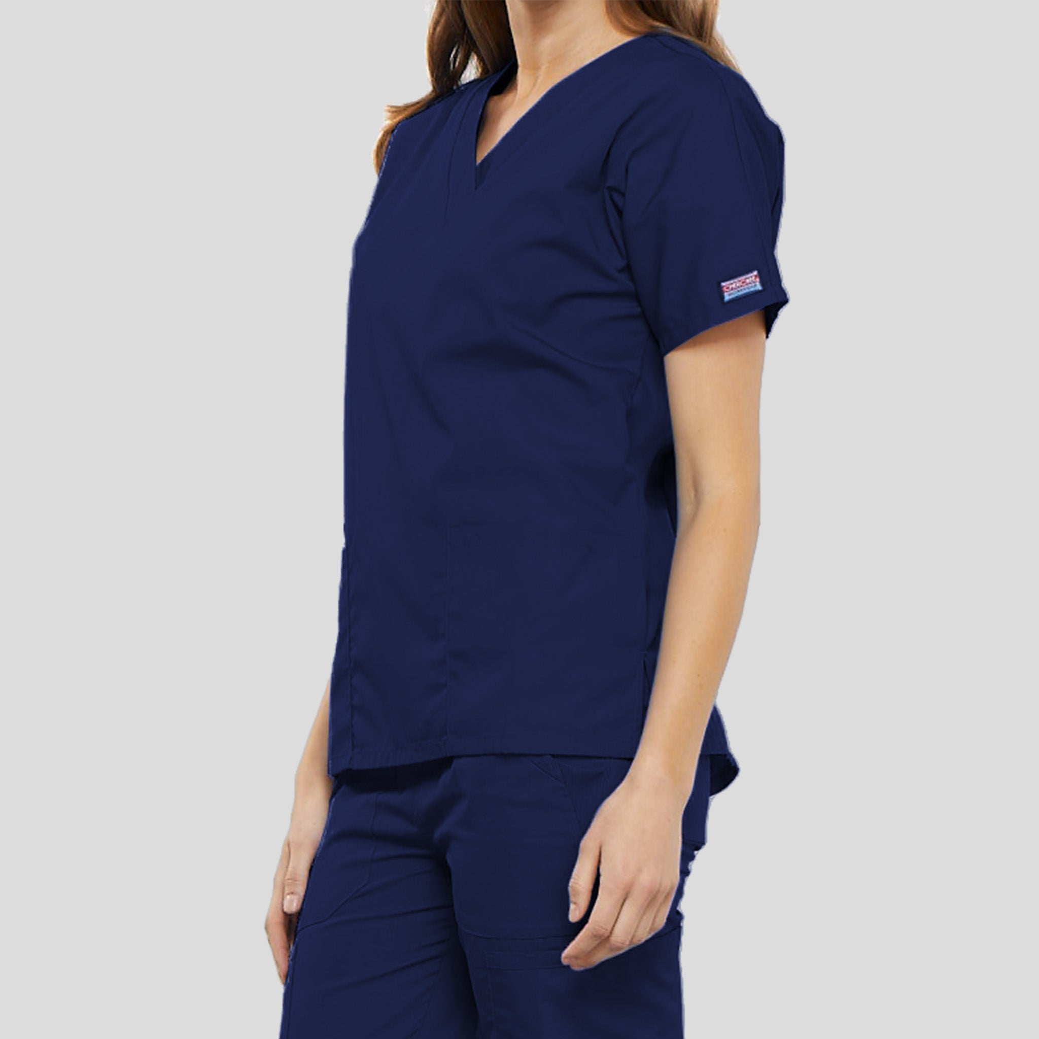 Women's V-Neck 2 Pocket | Navy