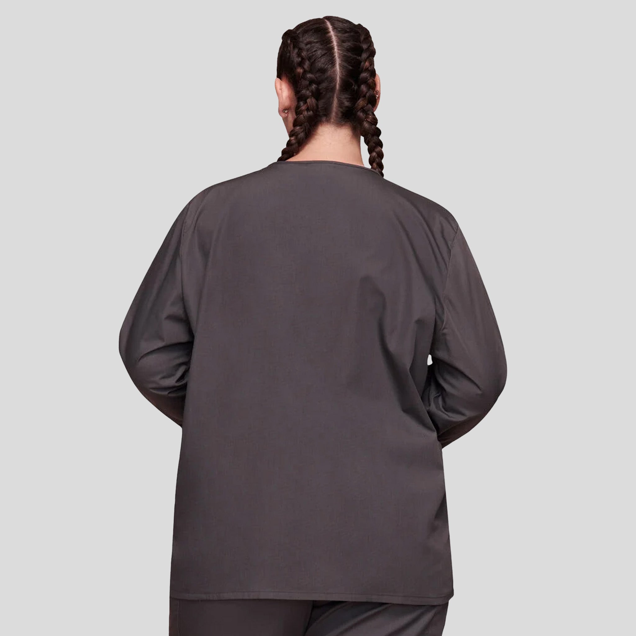 Women's Snap Front Jacket | Pewter