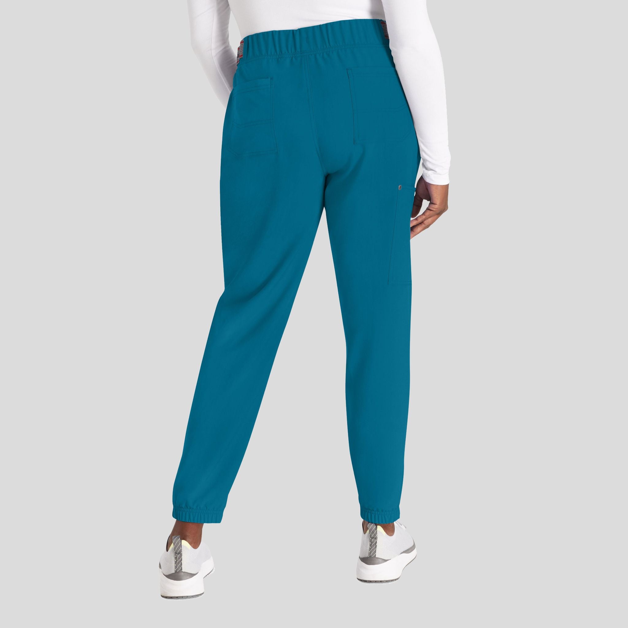 Women's Mid Rise Jogger Scrub Pant | Caribbean