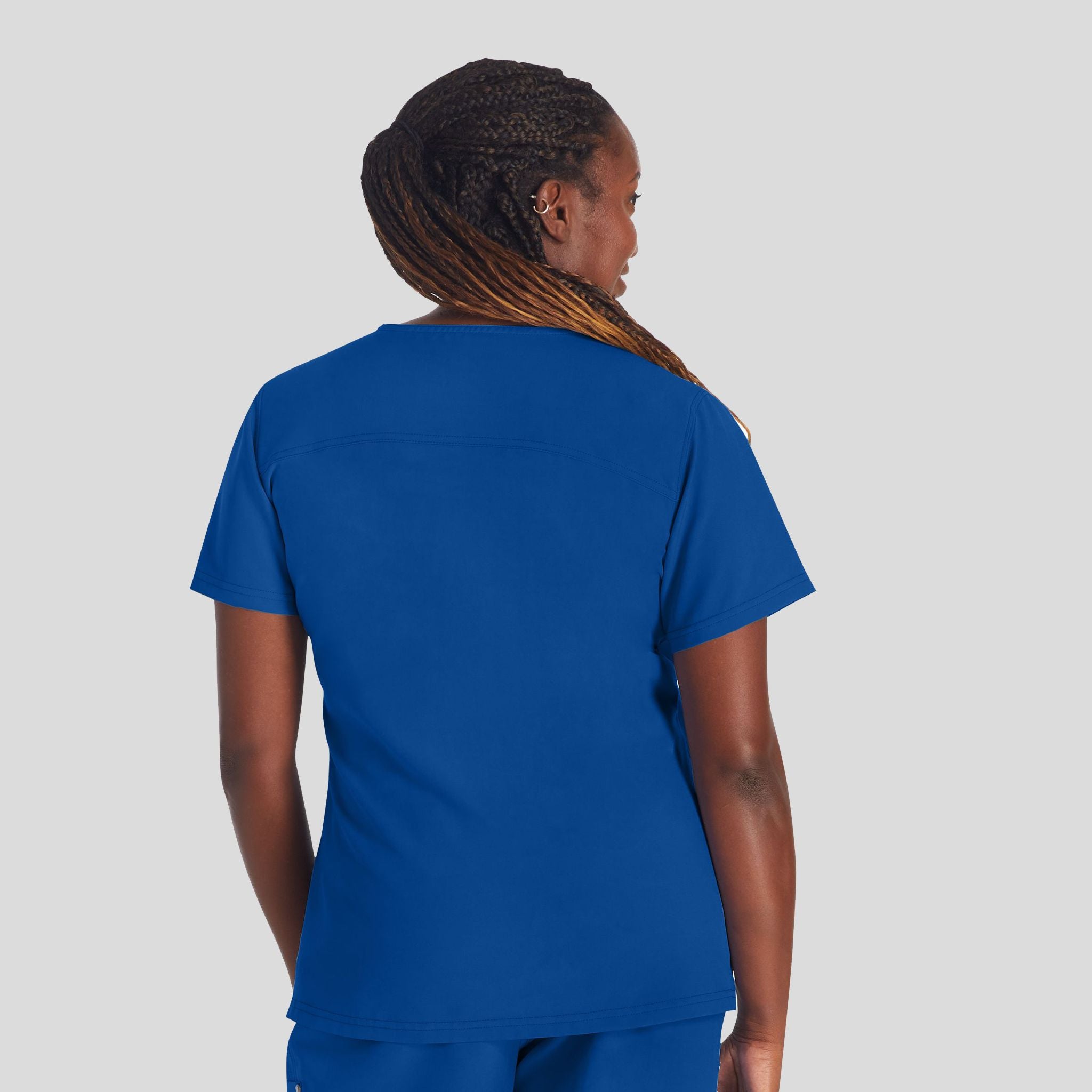 Women's V-Neck Scrub Top | Galaxy