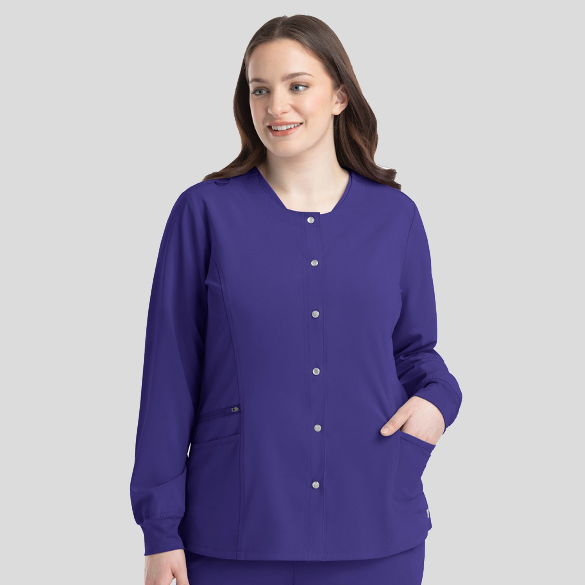 Women’s Snap Jacket | Grape