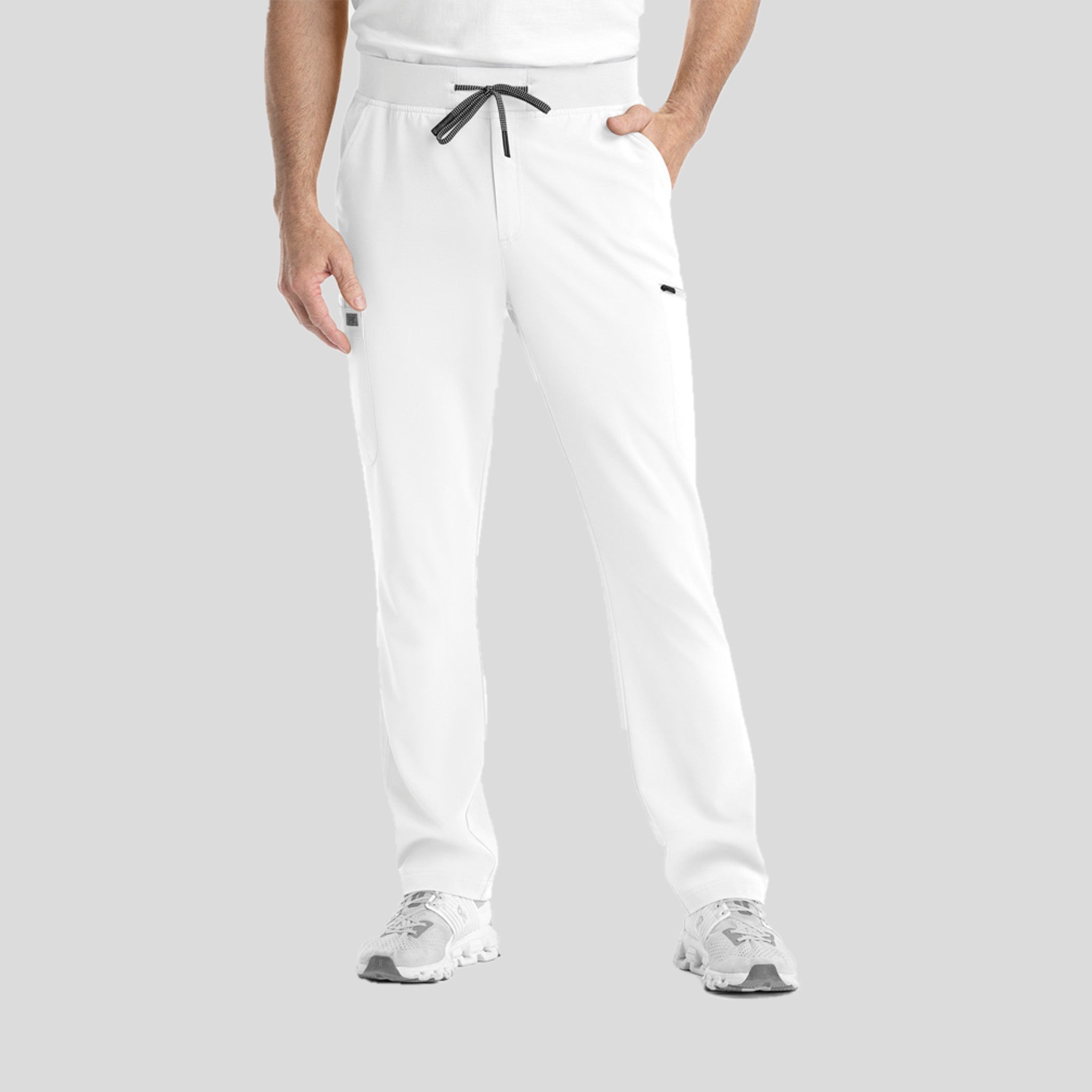 Men's Tapered Leg Pant | White