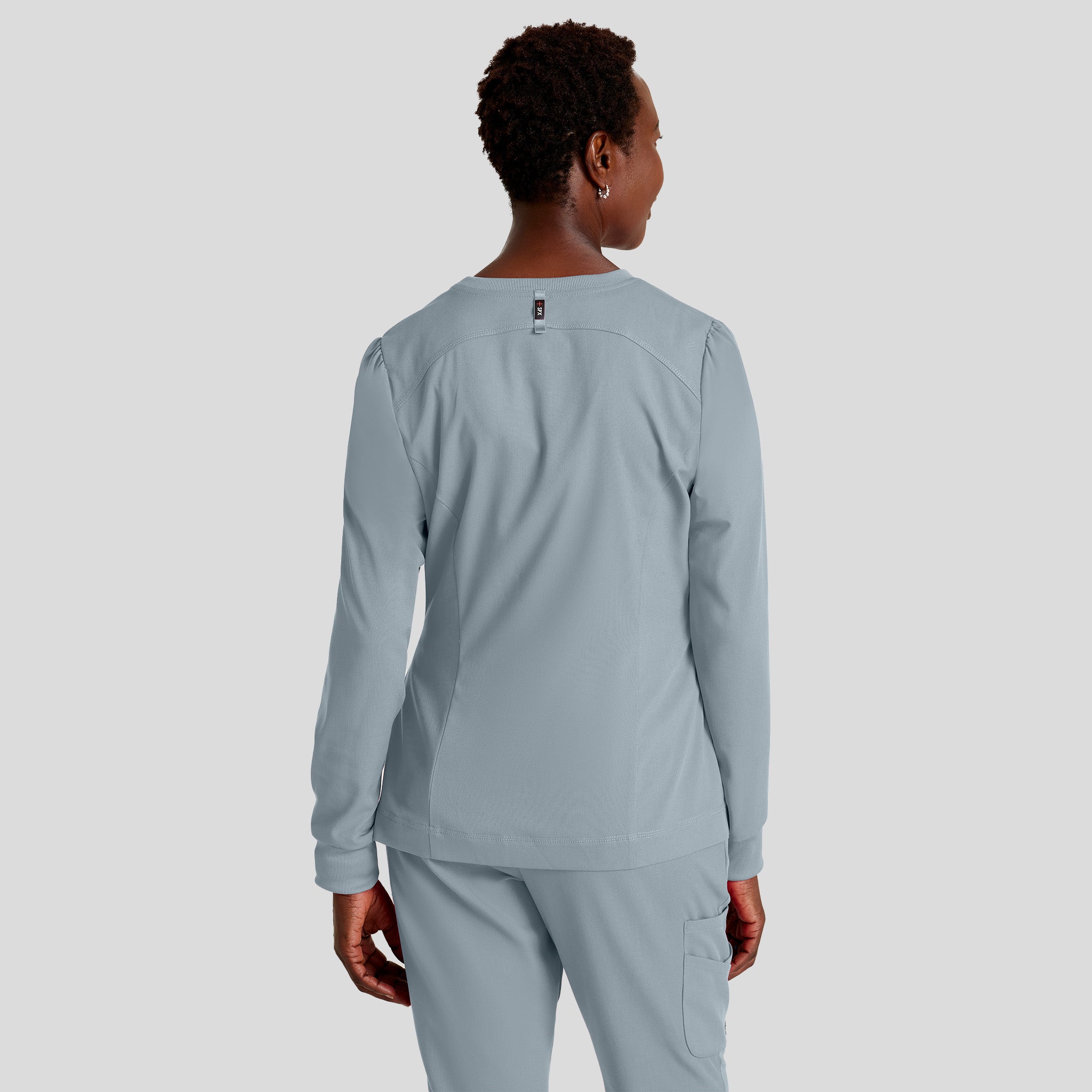 Millie 3-Pocket Crewneck Scrub Jacket | Moonstruck