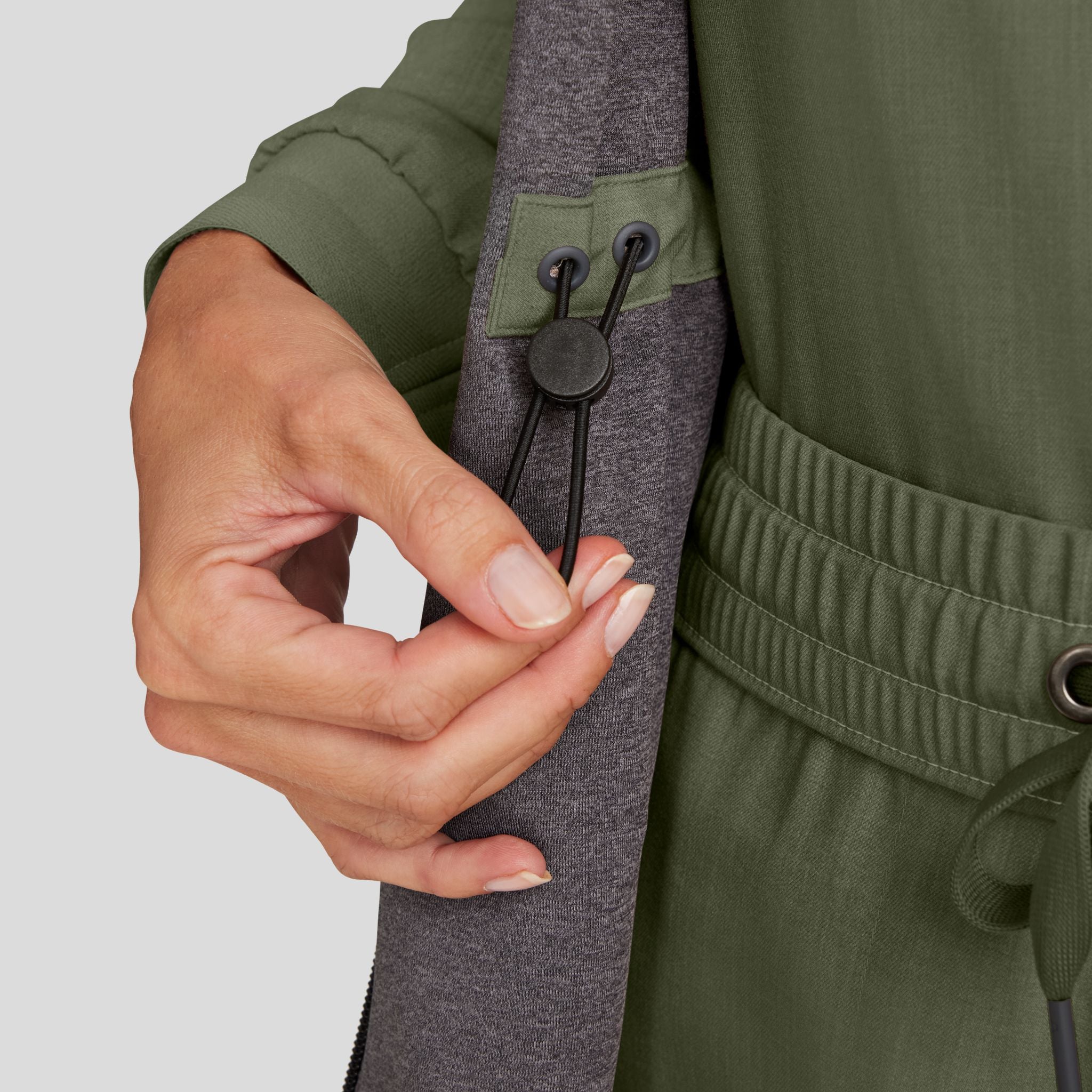 Women's Brooks Utility Scrub Jacket | Olive