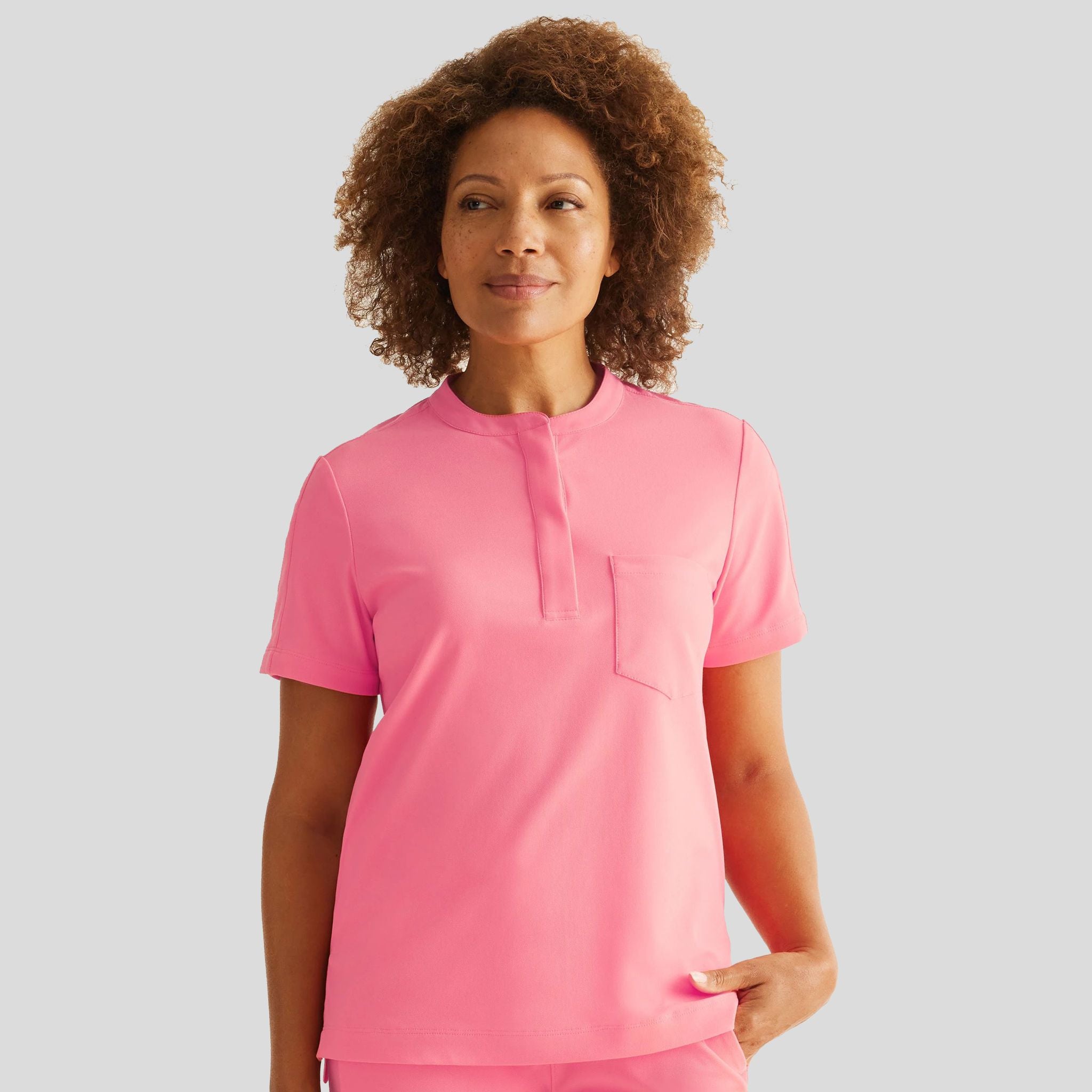 Women's Kate Scrub Top | French Pink