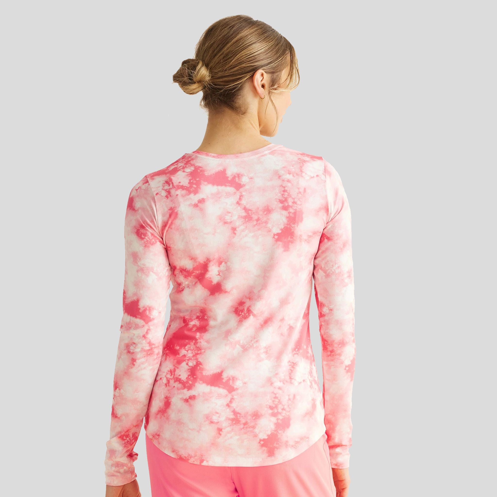 Makayla Long Sleeve Underscrub Tee | French Pink