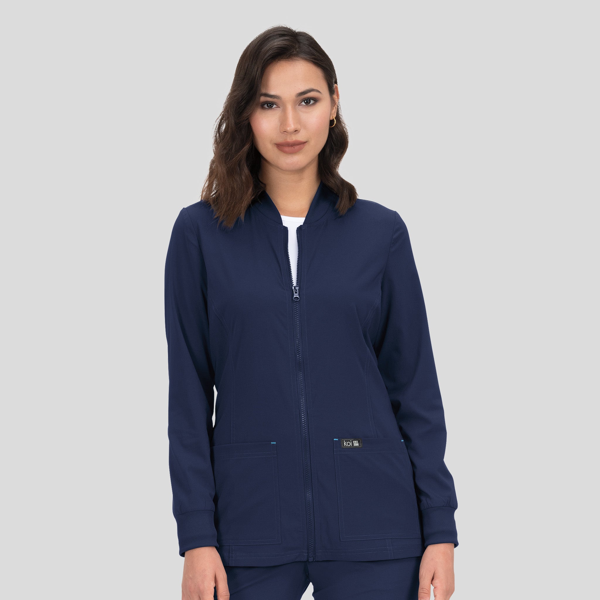 Andrea Women's 4-Pocket Stretch Jacket | Navy