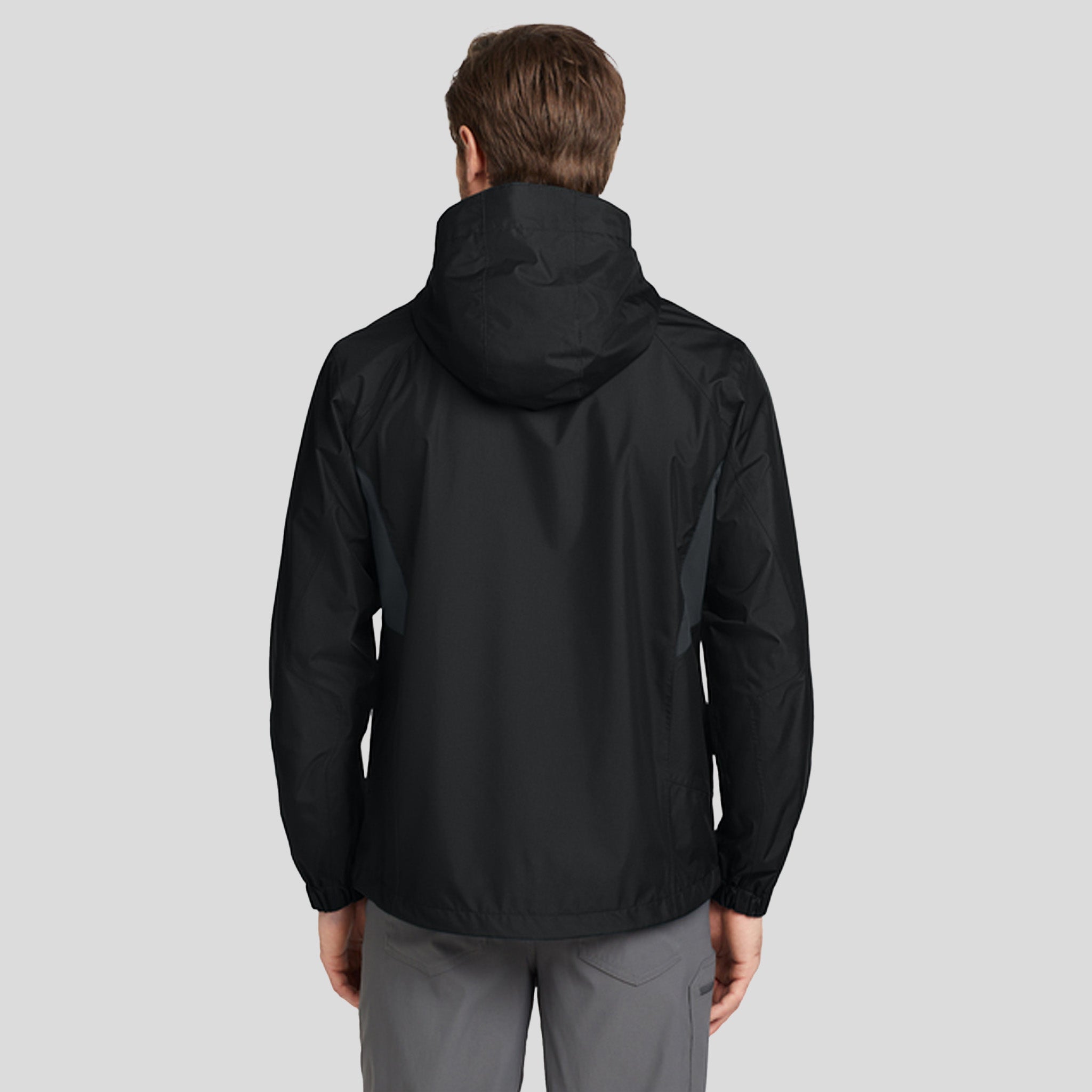 Men's Rain Jacket | Black/Steel Grey