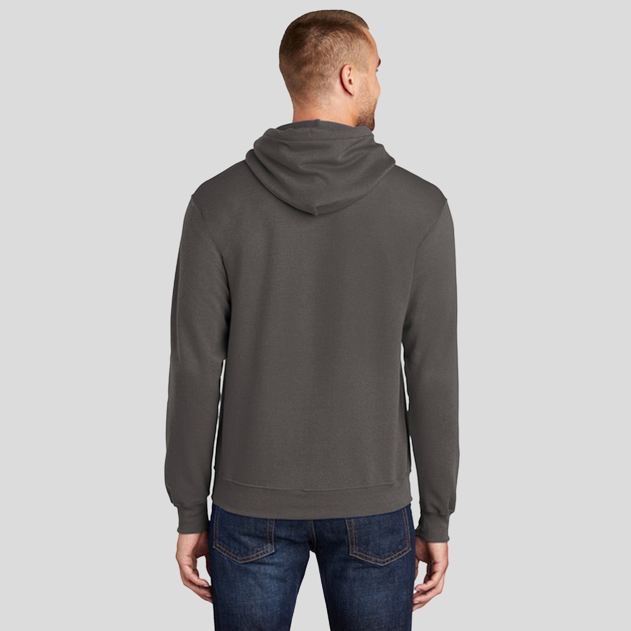 Men's Tall Core Fleece Pullover Hooded Sweatshirt | Charcoal