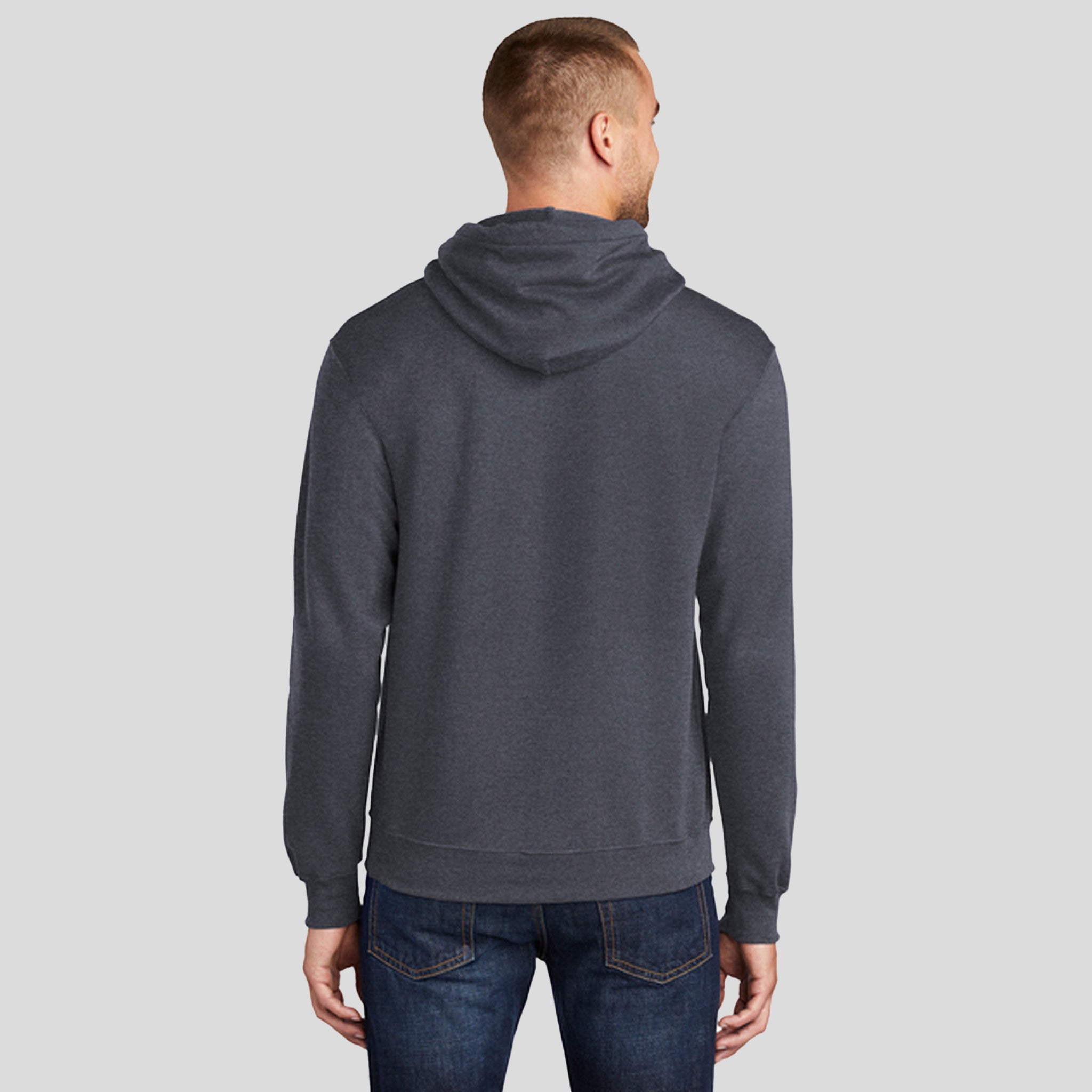 Men's Tall Core Fleece Pullover Hooded Sweatshirt | Heather Navy