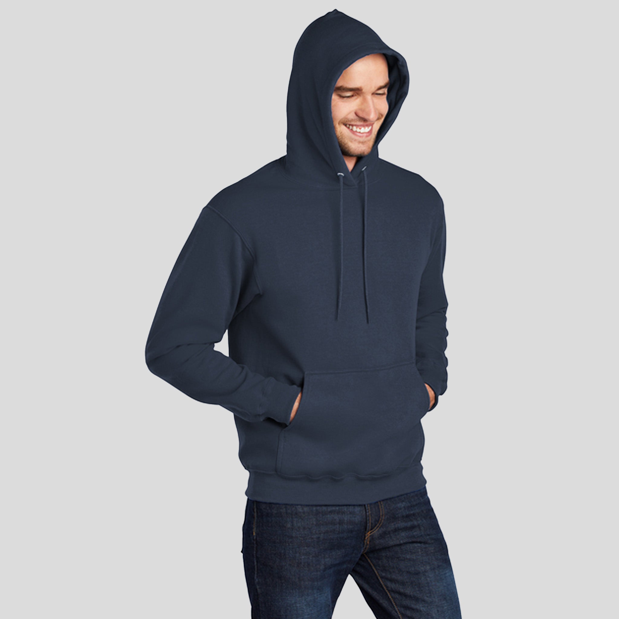 Men's Tall Core Fleece Pullover Hooded Sweatshirt | Navy