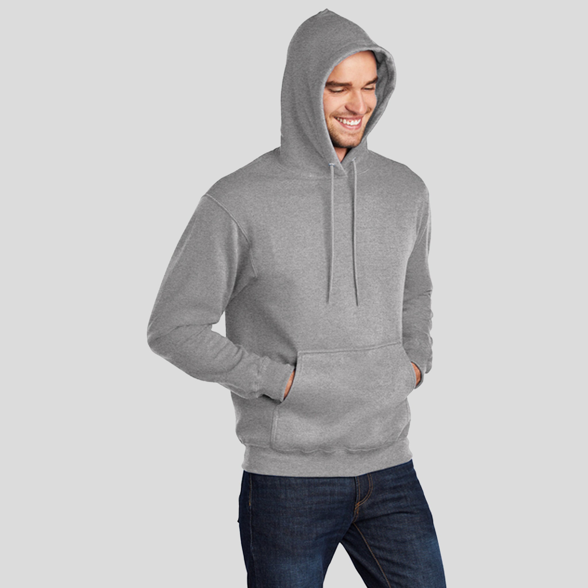 Men's Tall Core Fleece Pullover Hooded Sweatshirt | Athletic Heather
